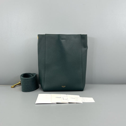 Celine - Bucket Bag - Leather - Green - (Small)