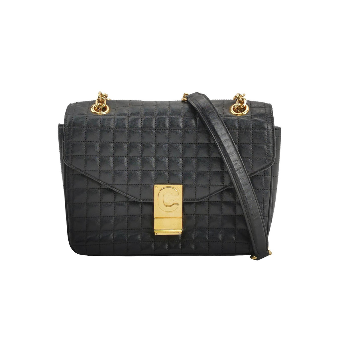 Celine - C Bag - Leather - Black - (small)
