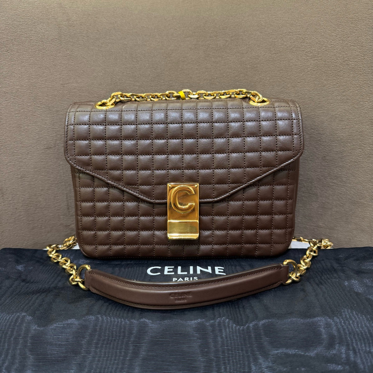 Celine - C Bag - Leather - Brown