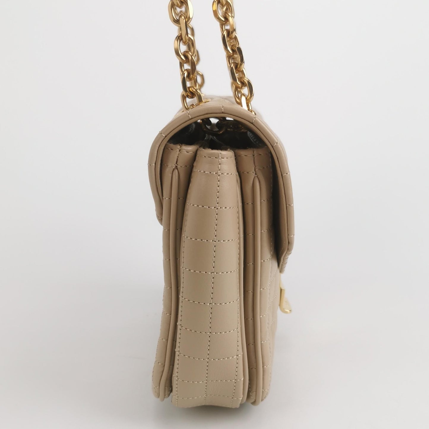 Celine - C Bag Quilted Calfskin - Leather - Beige - (medium)