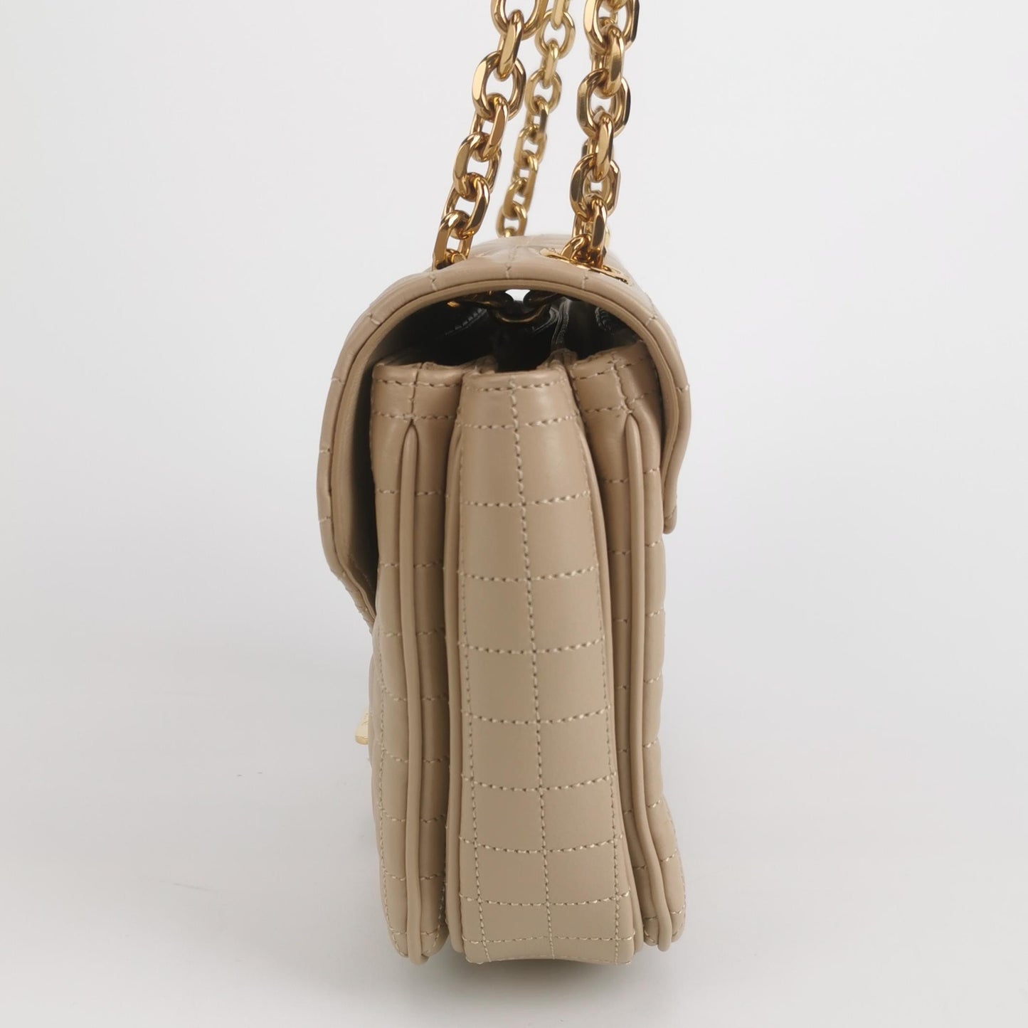 Celine - C Bag Quilted Calfskin - Leather - Beige - (medium)