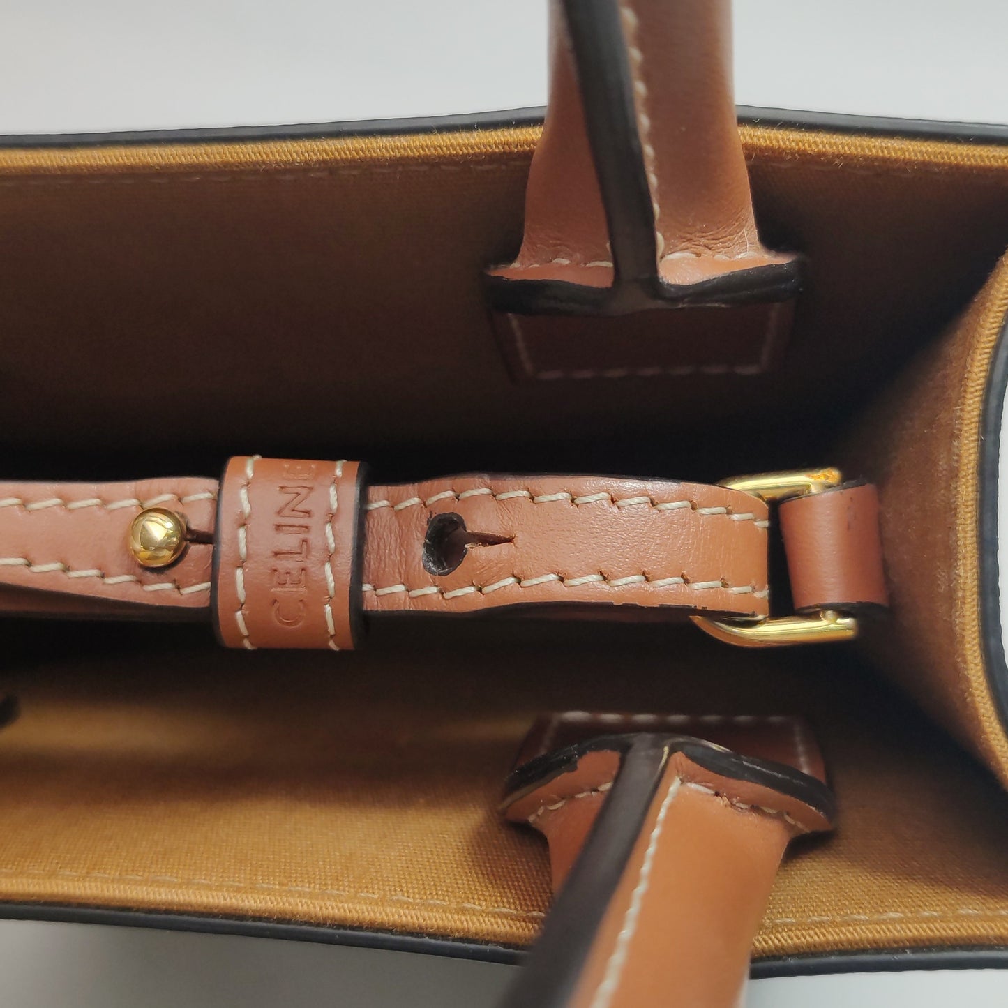 Celine - Cabas - Leather - Brown
