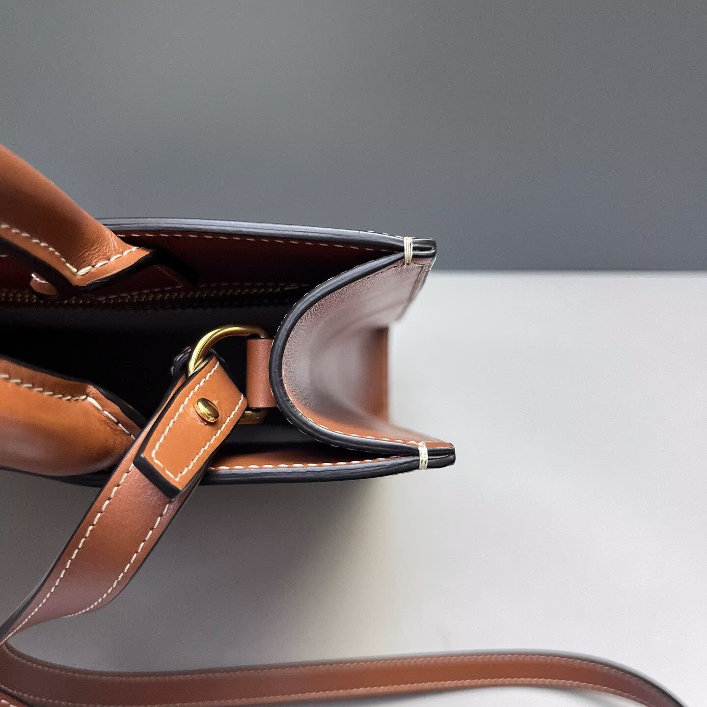 Celine - Cabas - Canvas and Leather - Beige and Brown - (Medium)