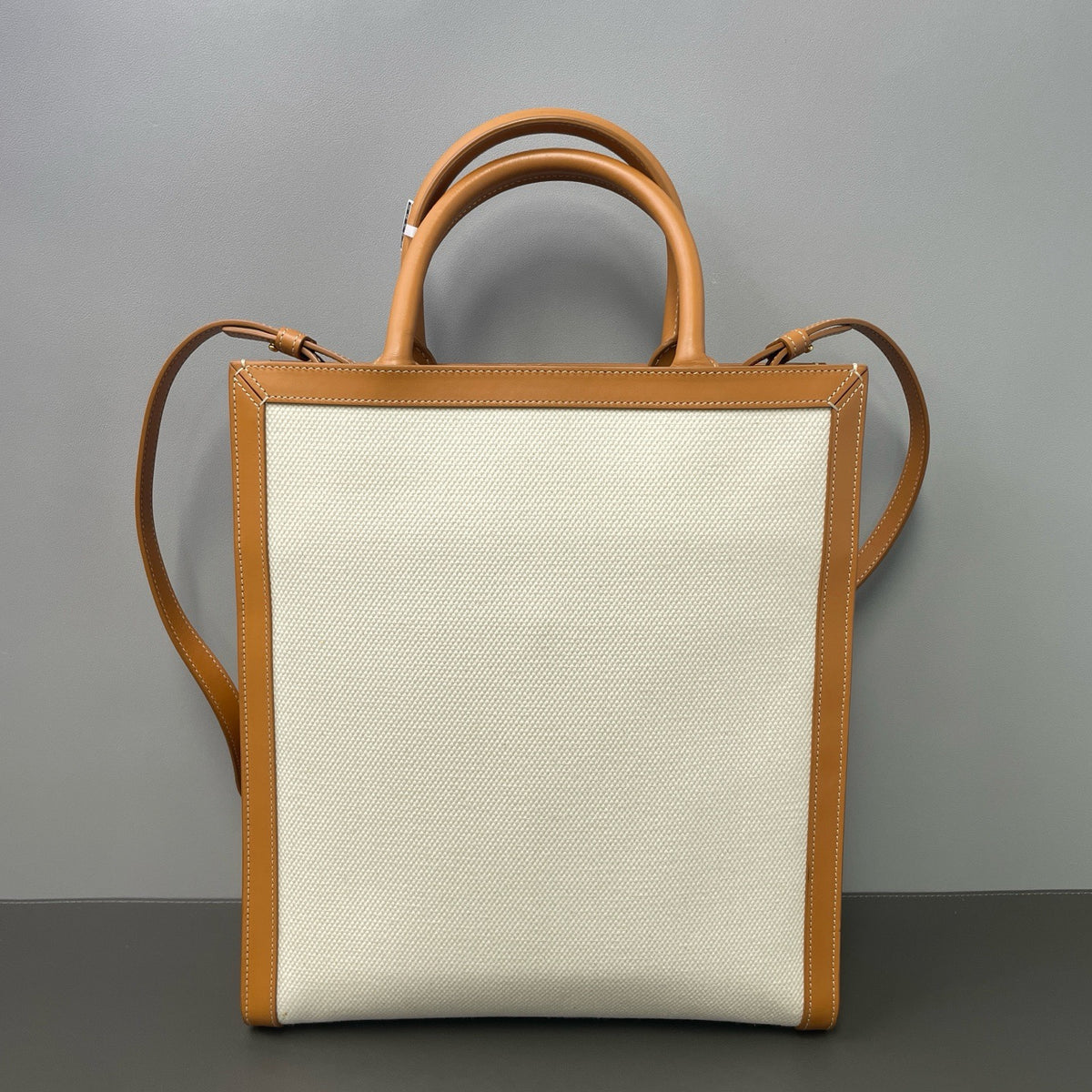 Celine - Cabas Canvas and Leather Tote - Cloth - Multicolour - (medium)