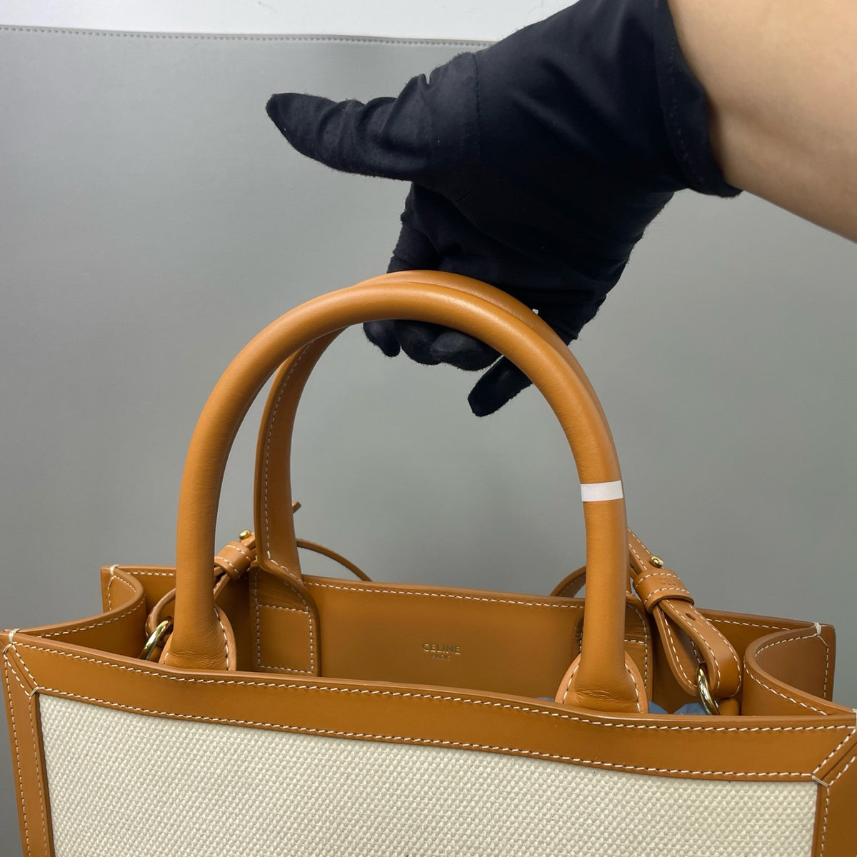Celine - Cabas Canvas and Leather Tote - Cloth - Multicolour - (medium)