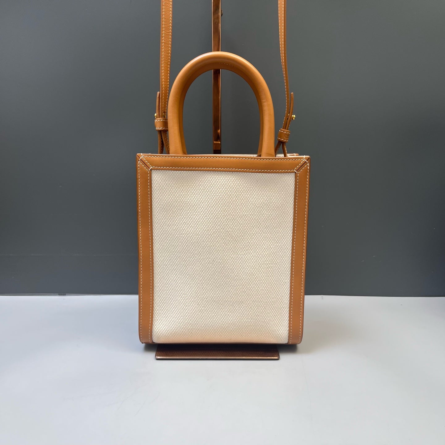 Celine - Cabas - Cloth - Beige - (mini)