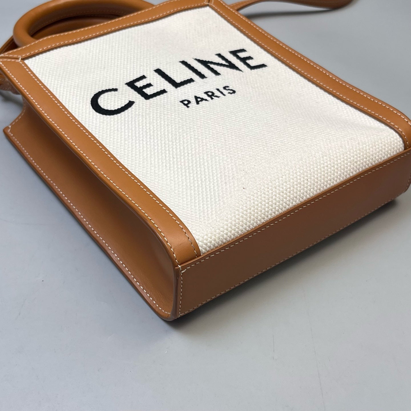 Celine - Cabas - Cloth - Beige - (mini)