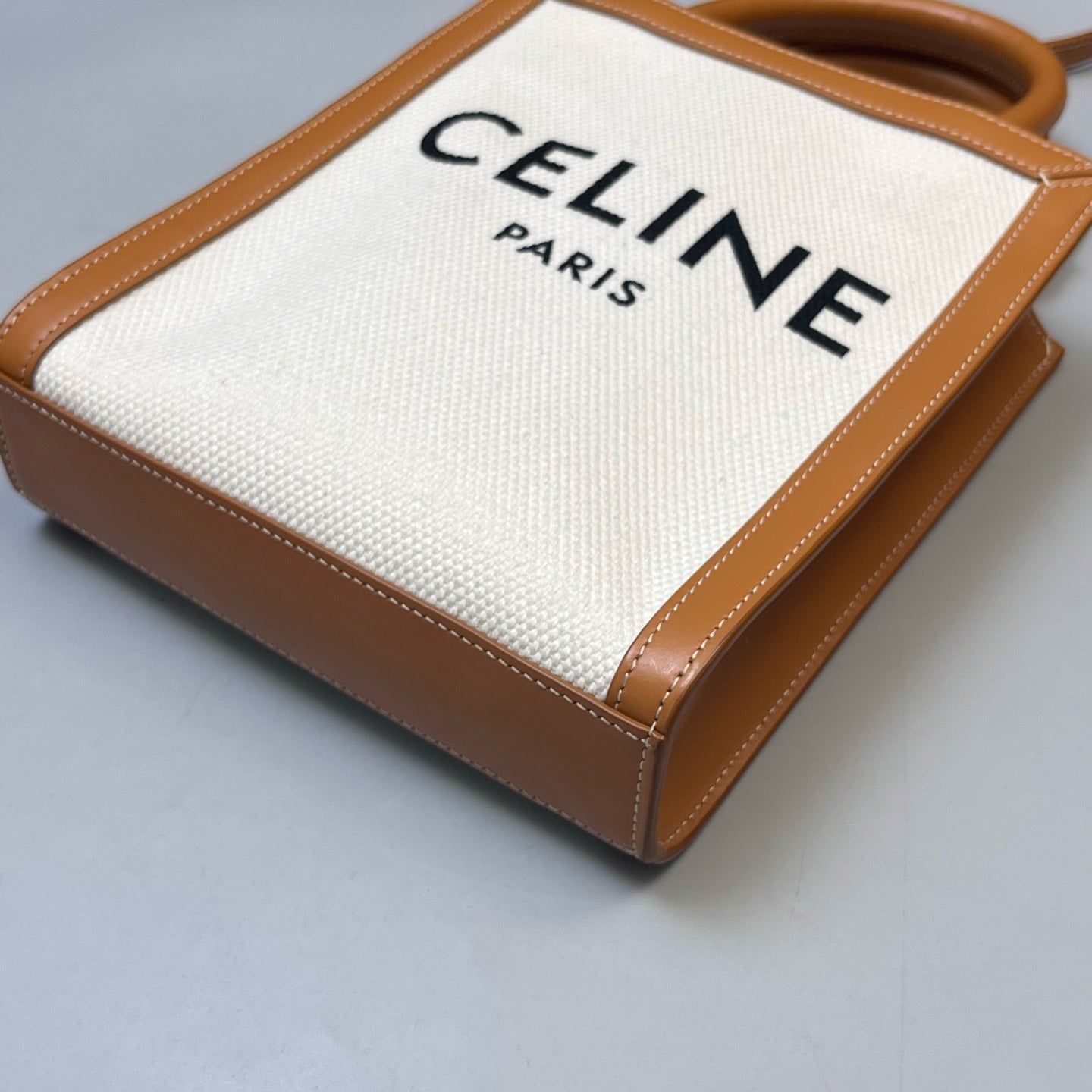 Celine - Cabas - Cloth - Beige - (mini)