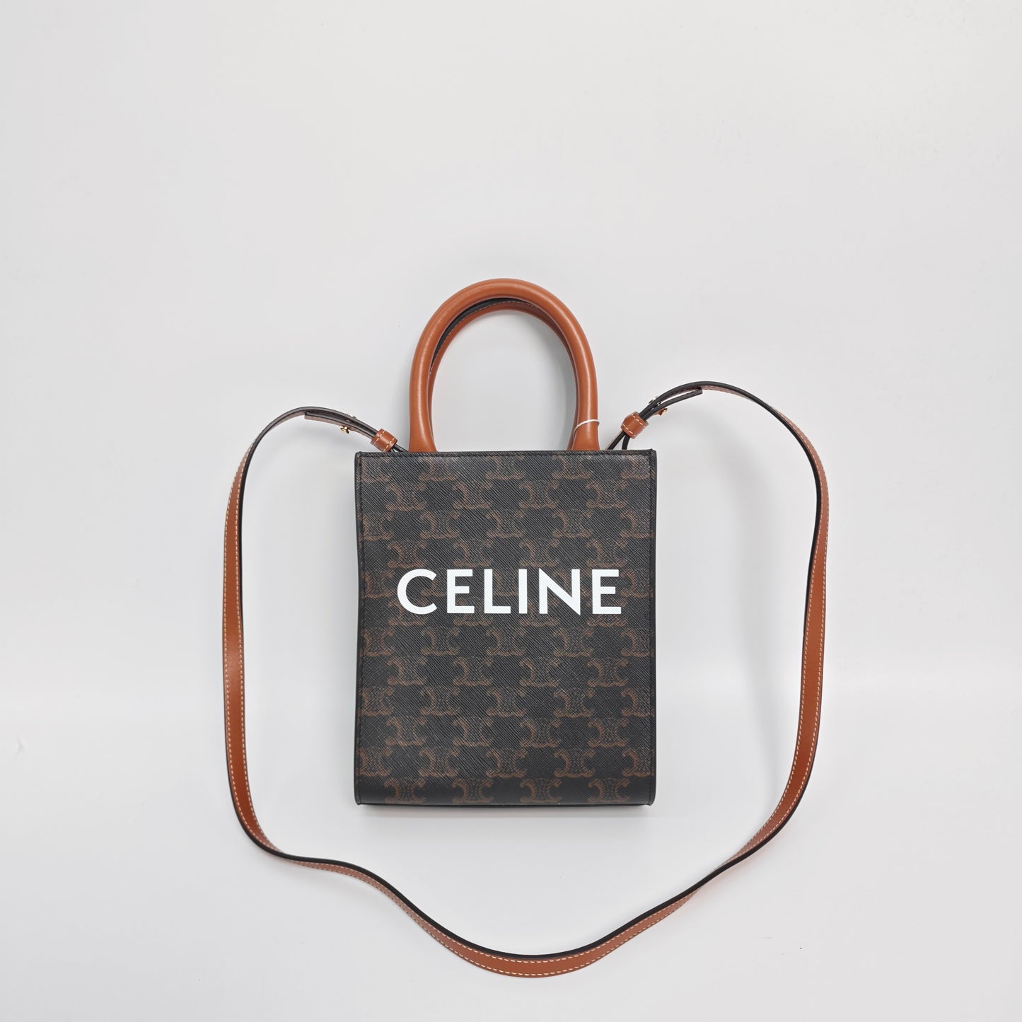 Celine - Cabas - Cloth - Brown - (mini)