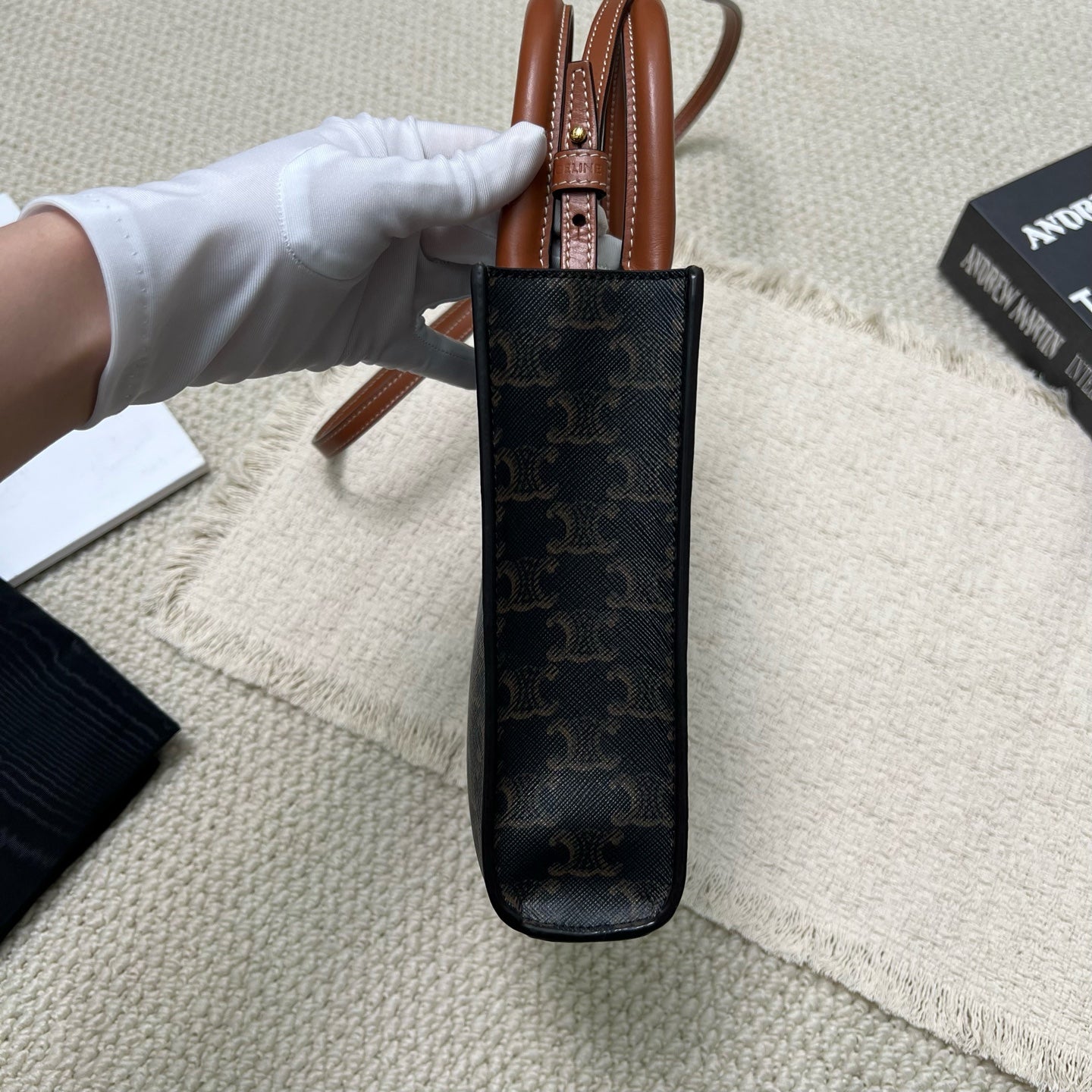 Celine - Cabas - Cloth - Brown - (mini)
