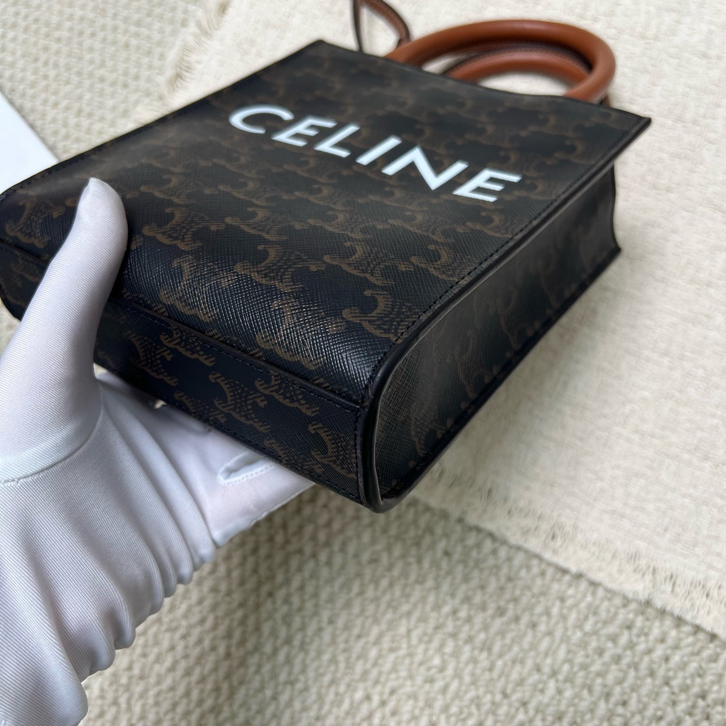 Celine - Cabas - Cloth - Brown - (mini)