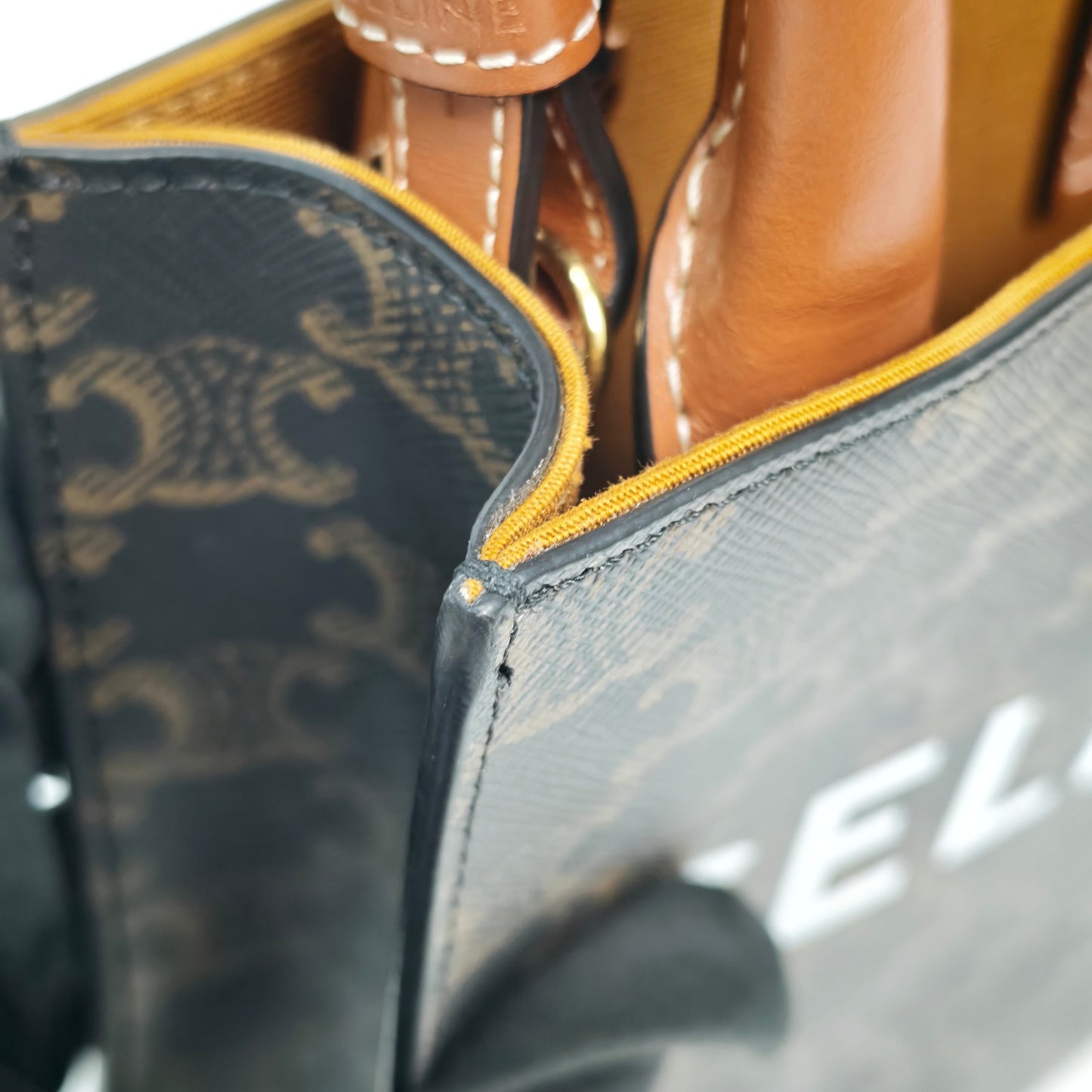 Celine - Cabas - Cloth - Brown - (mini)
