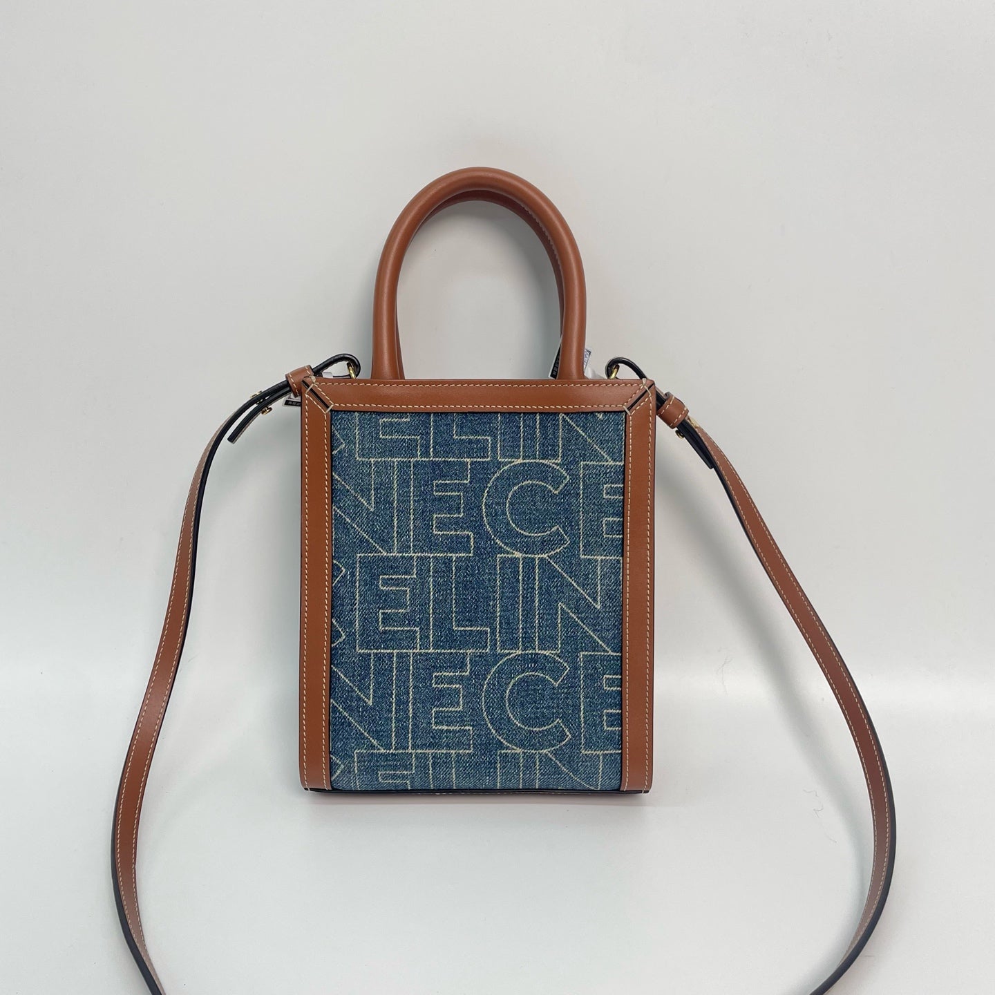 Celine - Cabas - Denim - Jeans - Blue - (mini)