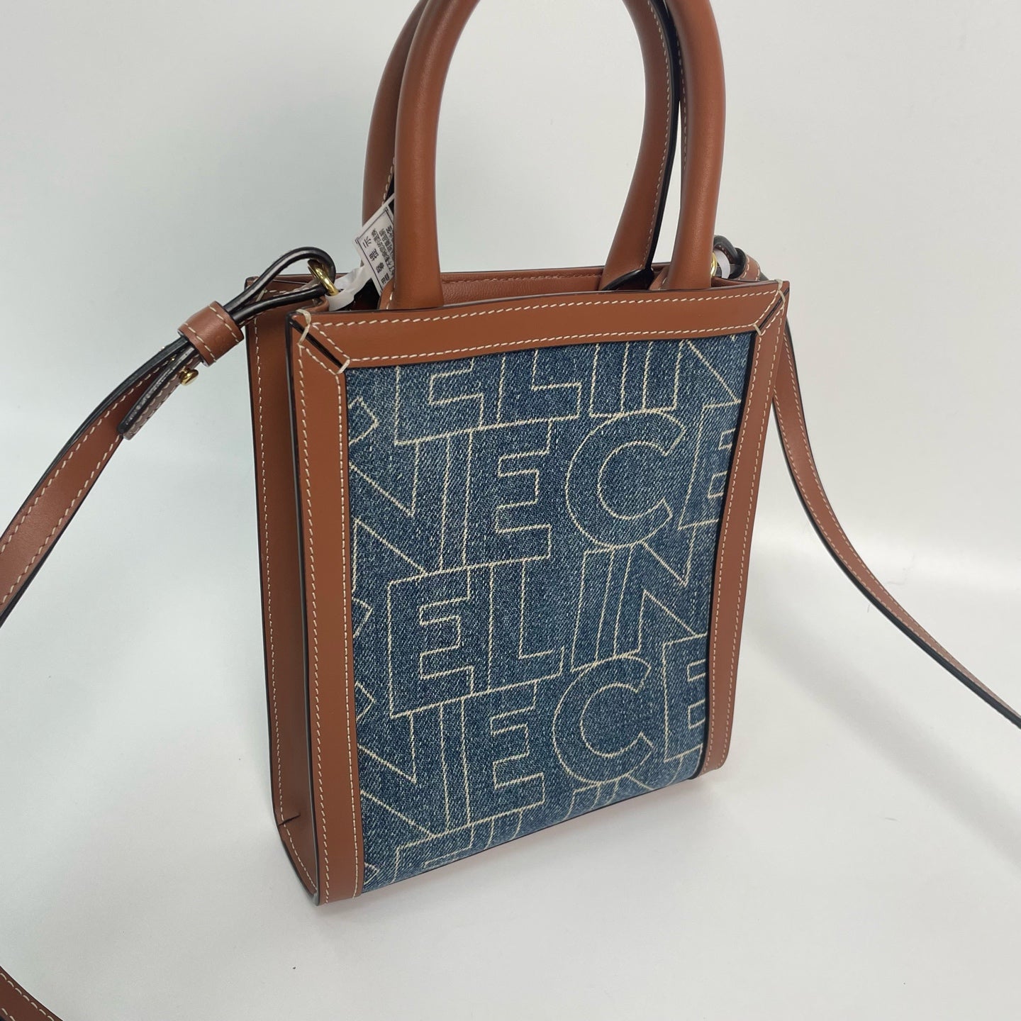 Celine - Cabas - Denim - Jeans - Blue - (mini)