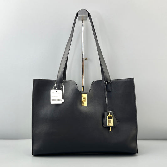Celine - Cabas - Leather - Black - (large)
