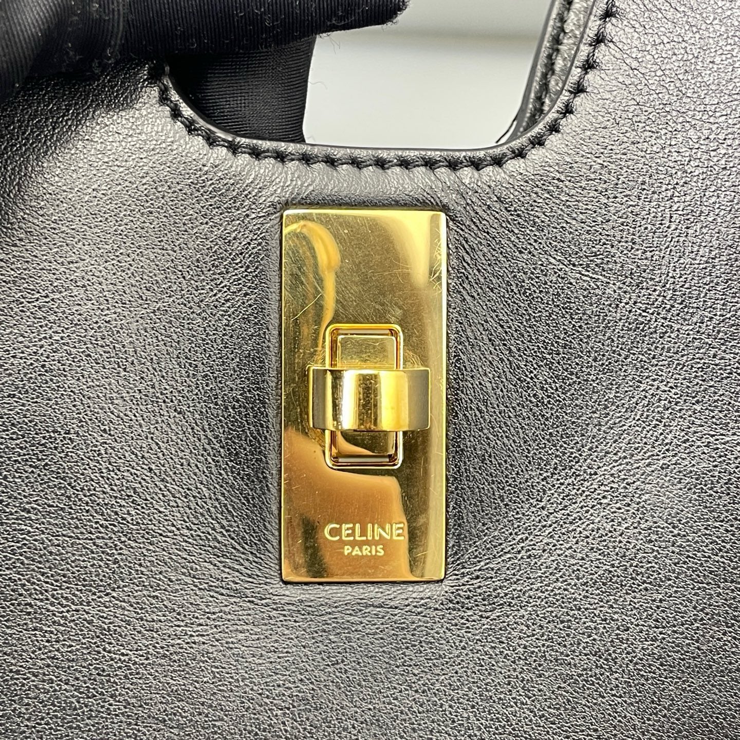 Celine - Cabas - Leather - Black - (large)