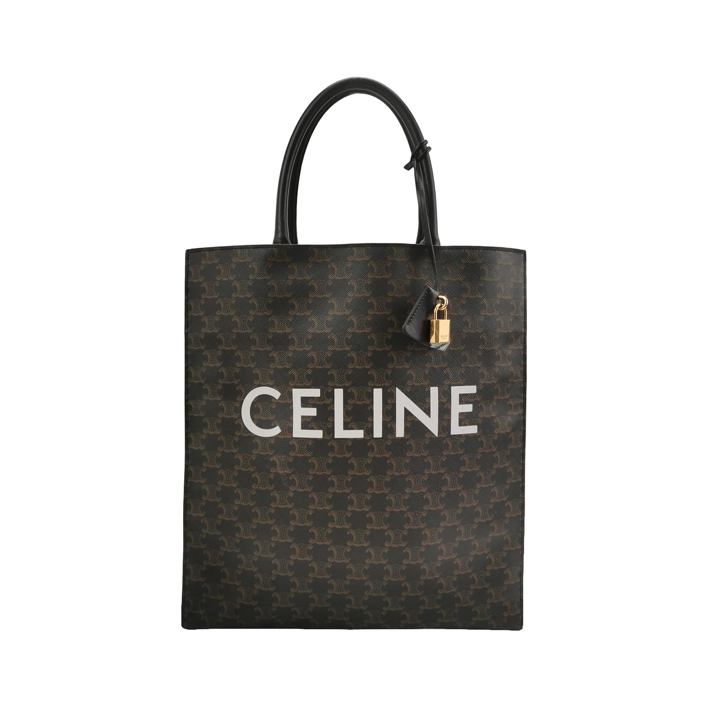 Celine - Cabas - Leather - Brown - (Large)