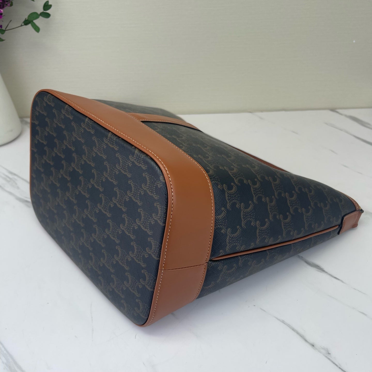 Celine - Cabas - Leather - Brown - (medium)