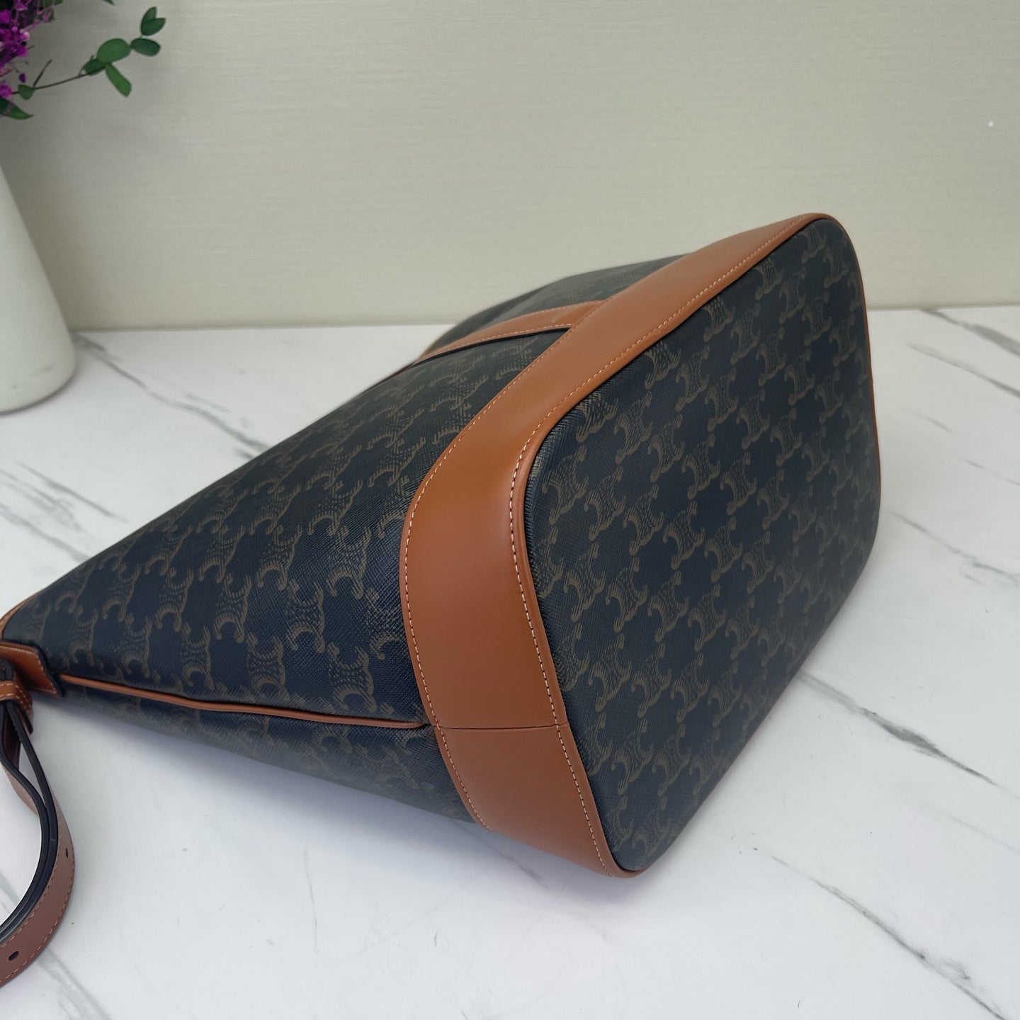 Celine - Cabas - Leather - Brown - (medium)