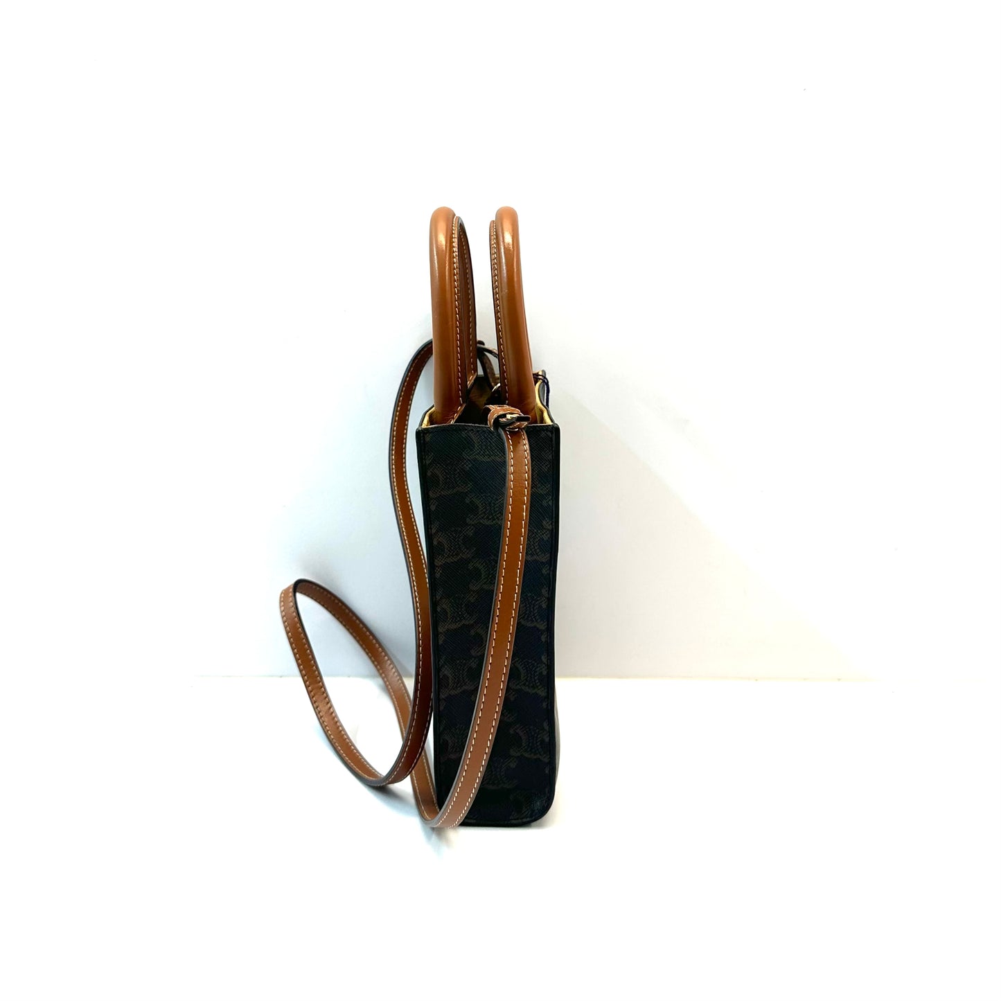 Celine - Cabas - Leather - Brown - (mini)