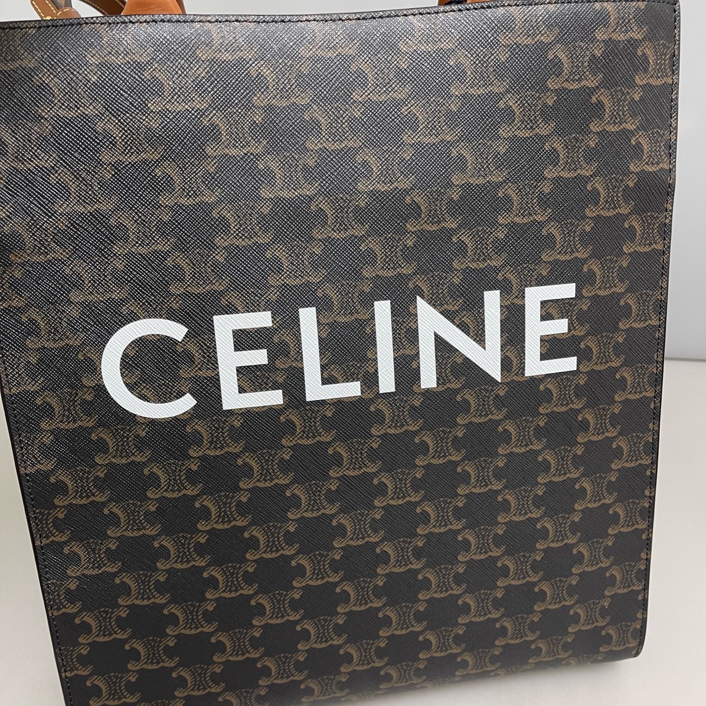 Celine - Cabas - Leather - Brown - (Small)