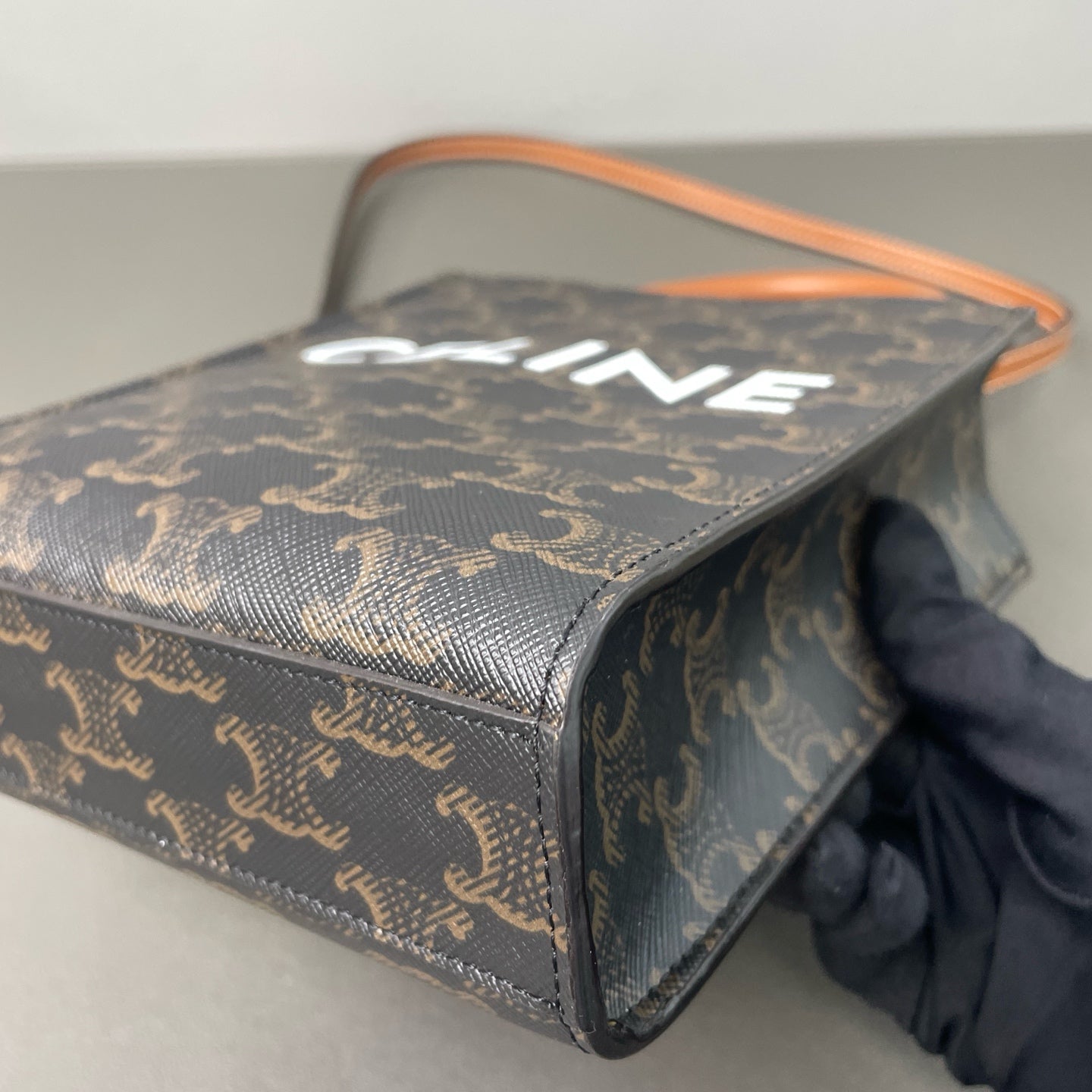 Celine - Cabas Mini Vertical - Leather - Brown - (mini)