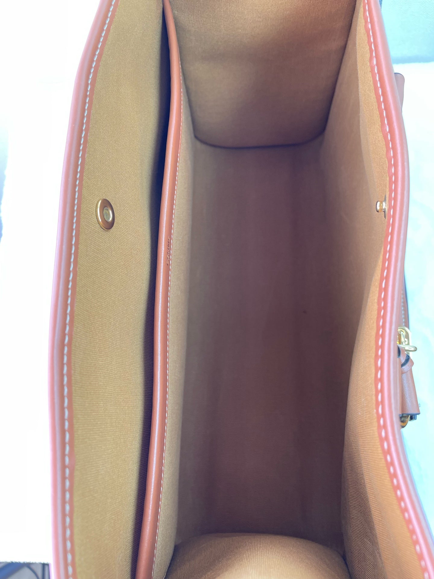 Celine - Cabas Triomphe - Leather - Brown - (small)