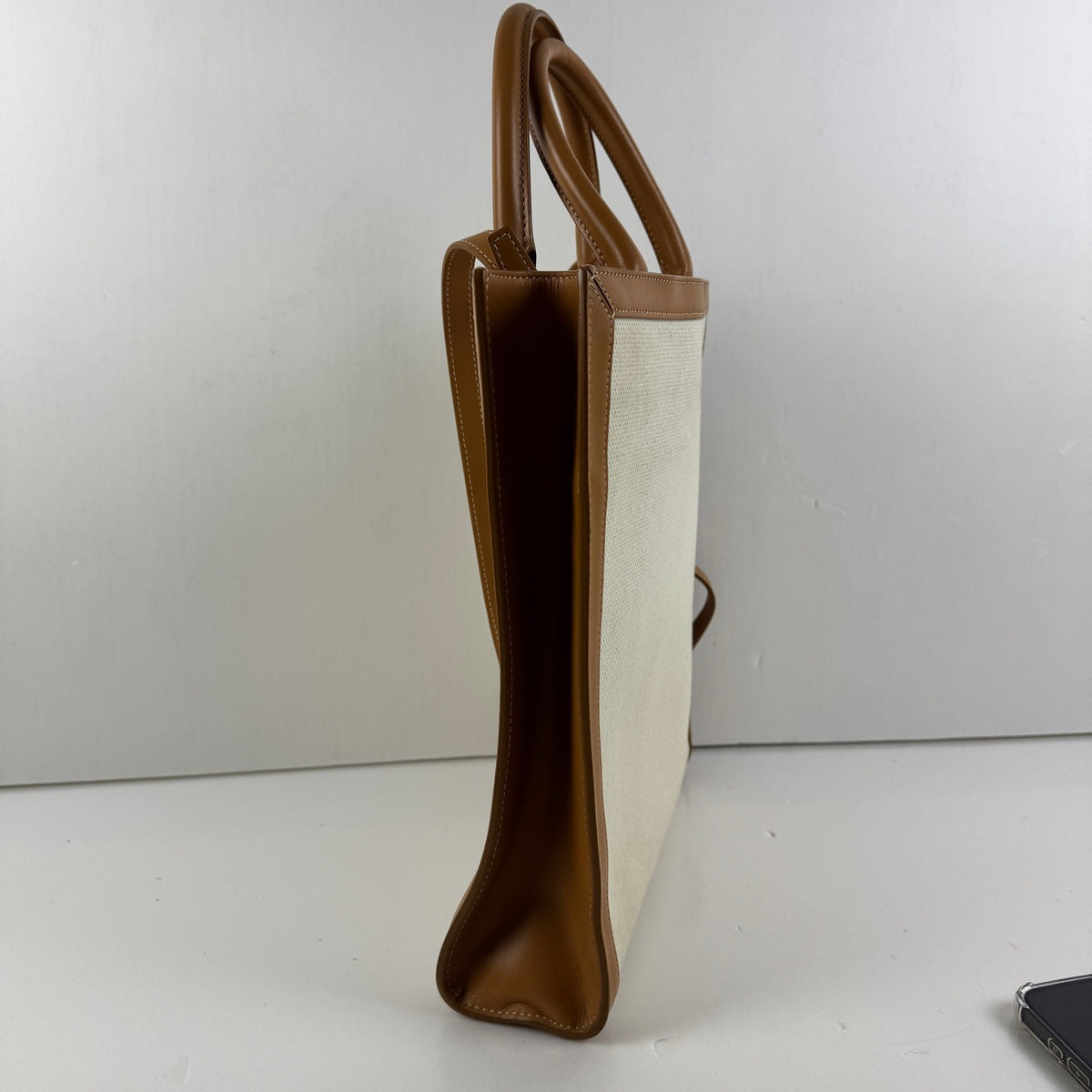Celine - Cabas Vertical - Cloth - Beige
