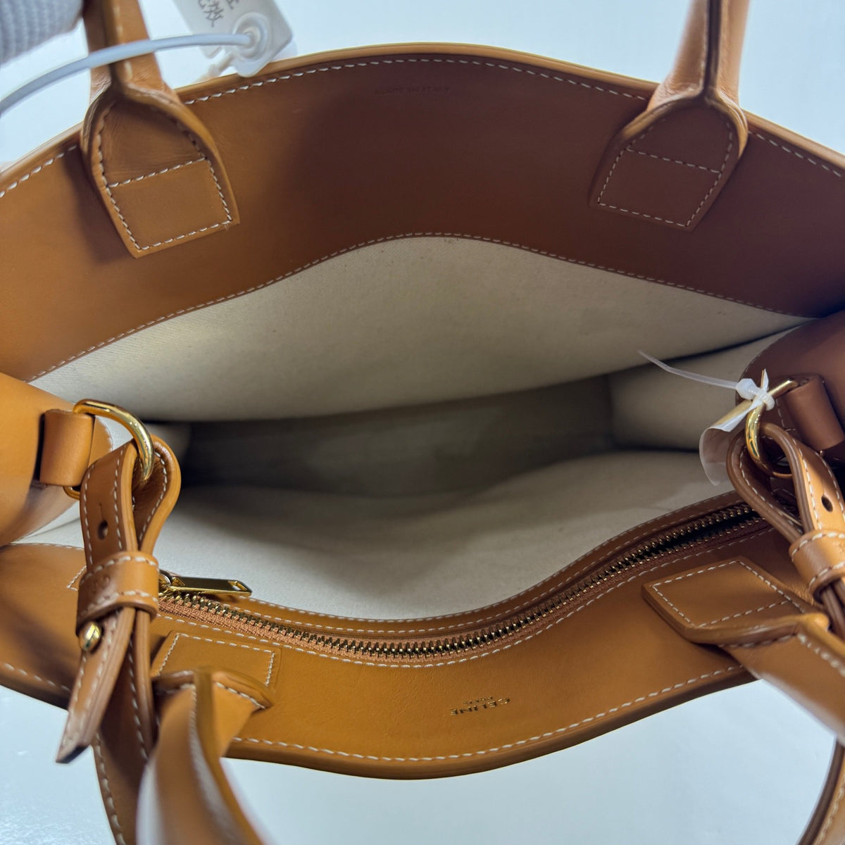 Celine - Cabas Vertical - Cloth - Beige