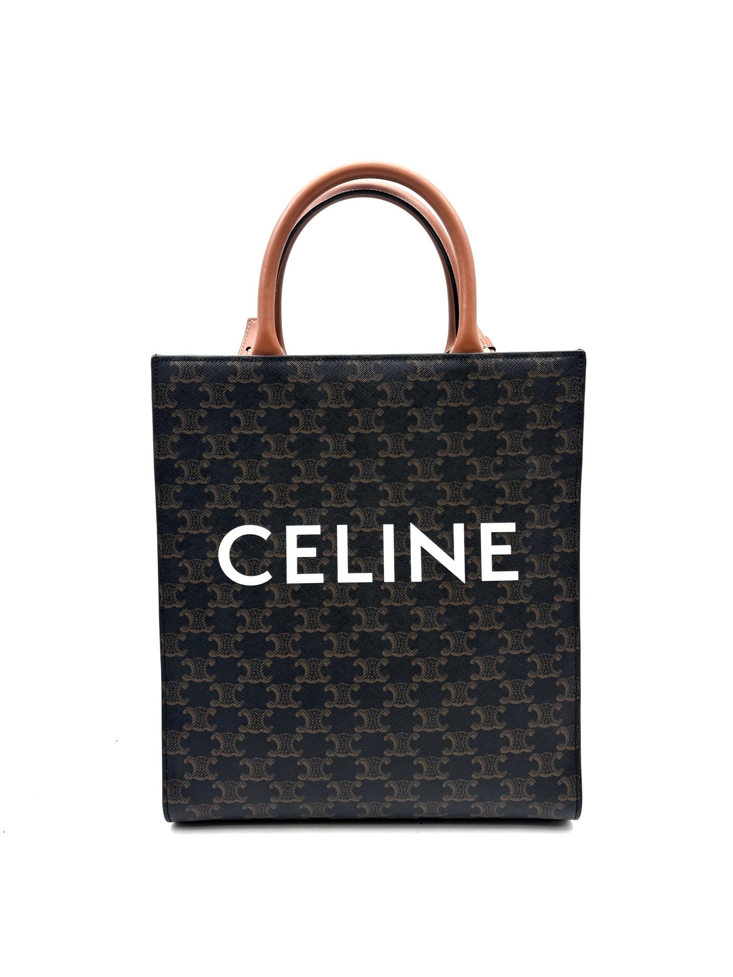 CELINE - Cabas Vertical - Leather - Brown - (large)