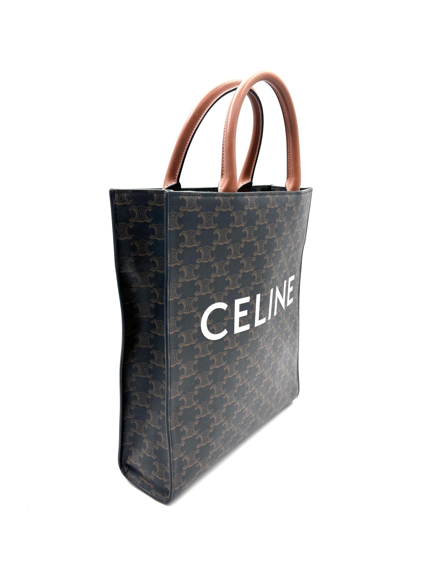 CELINE - Cabas Vertical - Leather - Brown - (large)