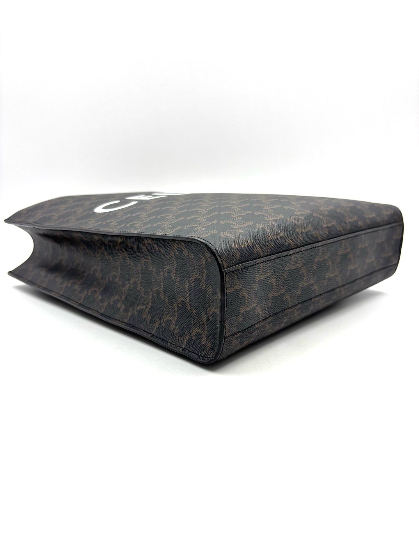 Celine - Cabas Vertical - Leather - Brown - (Medium)