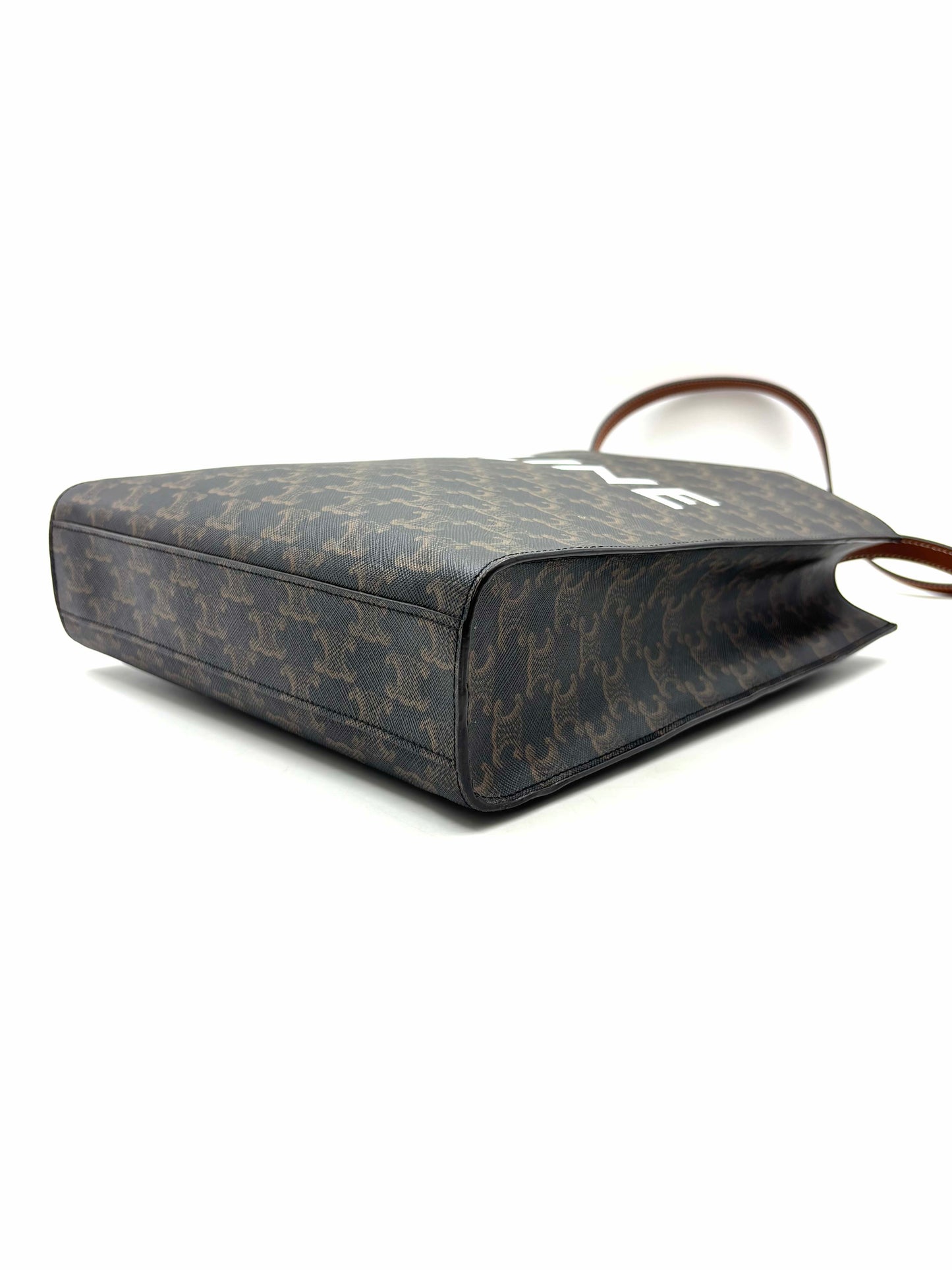 Celine - Cabas Vertical - Leather - Brown - (Medium)