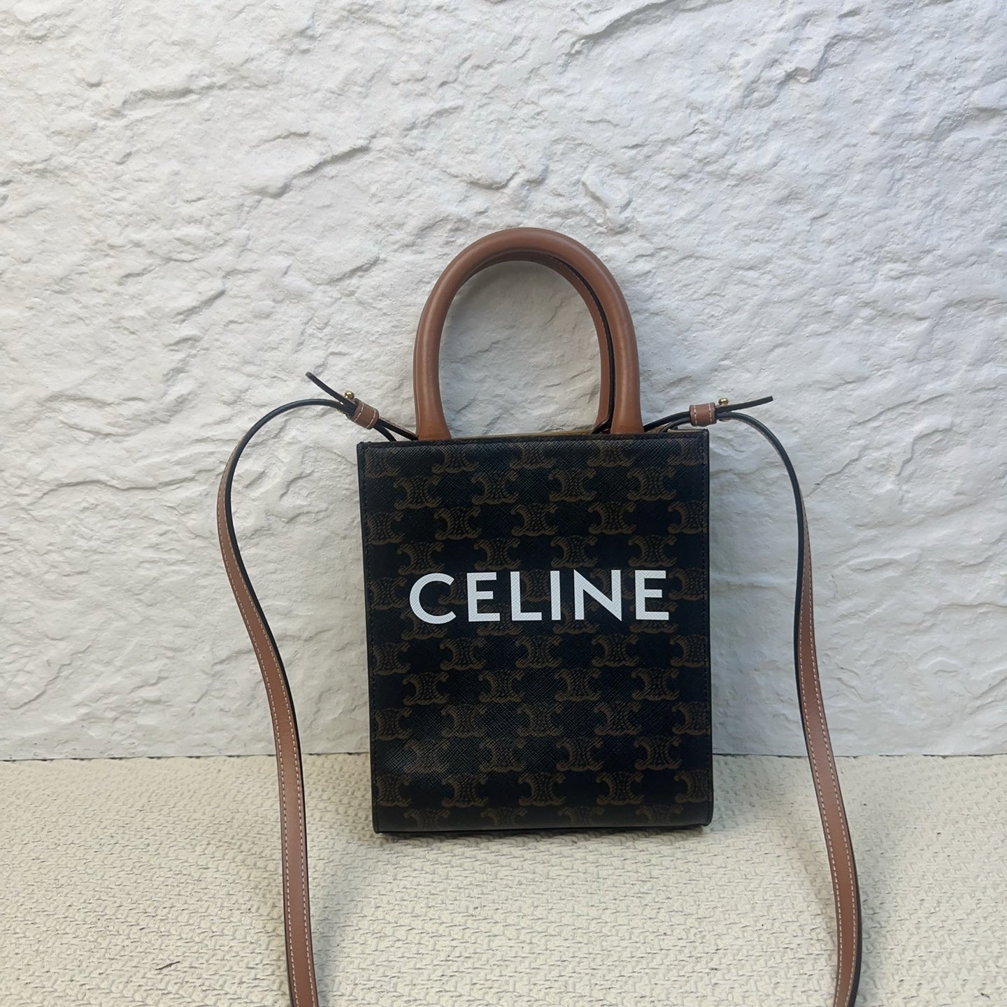 Celine - Cabass - Leather - Brown - (mini)