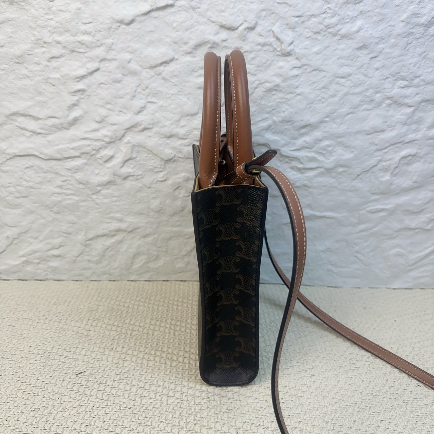 Celine - Cabass - Leather - Brown - (mini)