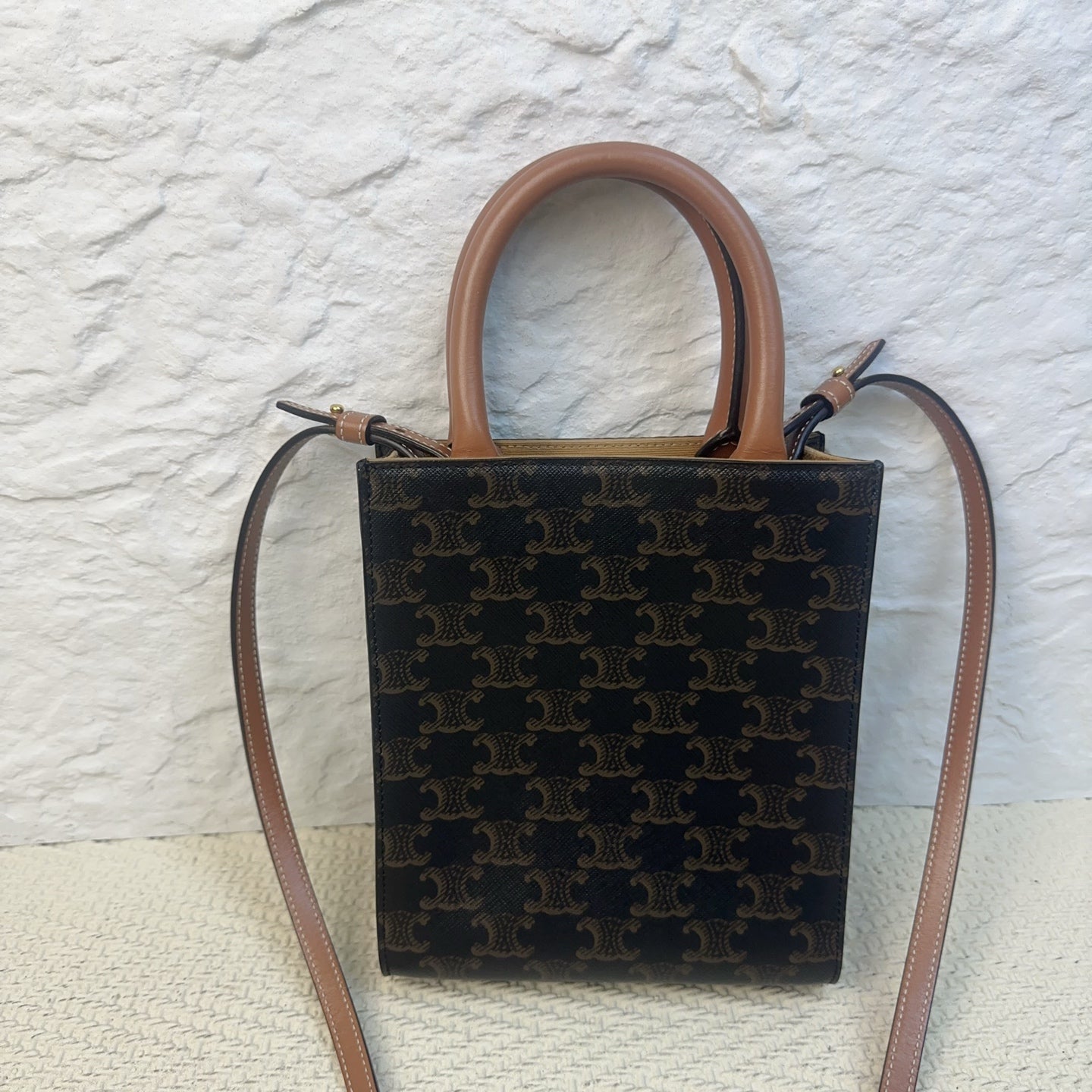 Celine - Cabass - Leather - Brown - (mini)