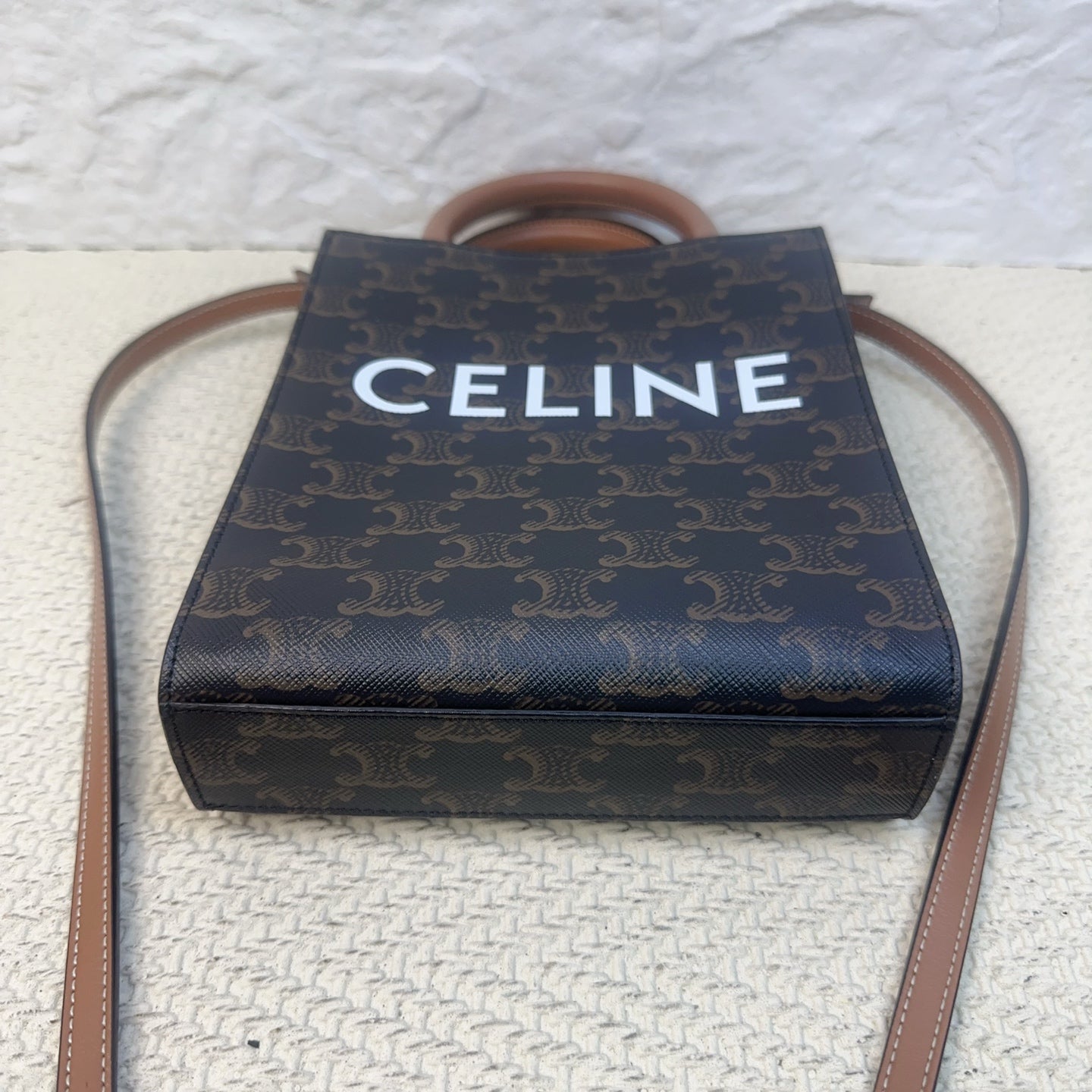 Celine - Cabass - Leather - Brown - (mini)
