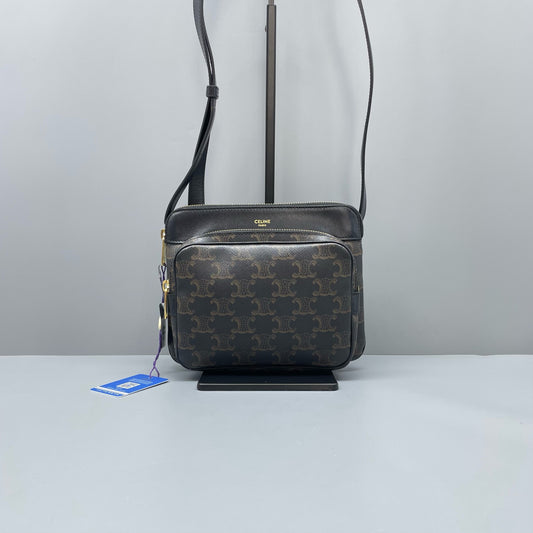 Celine - Camera bag - Leather - Brown - (mini)