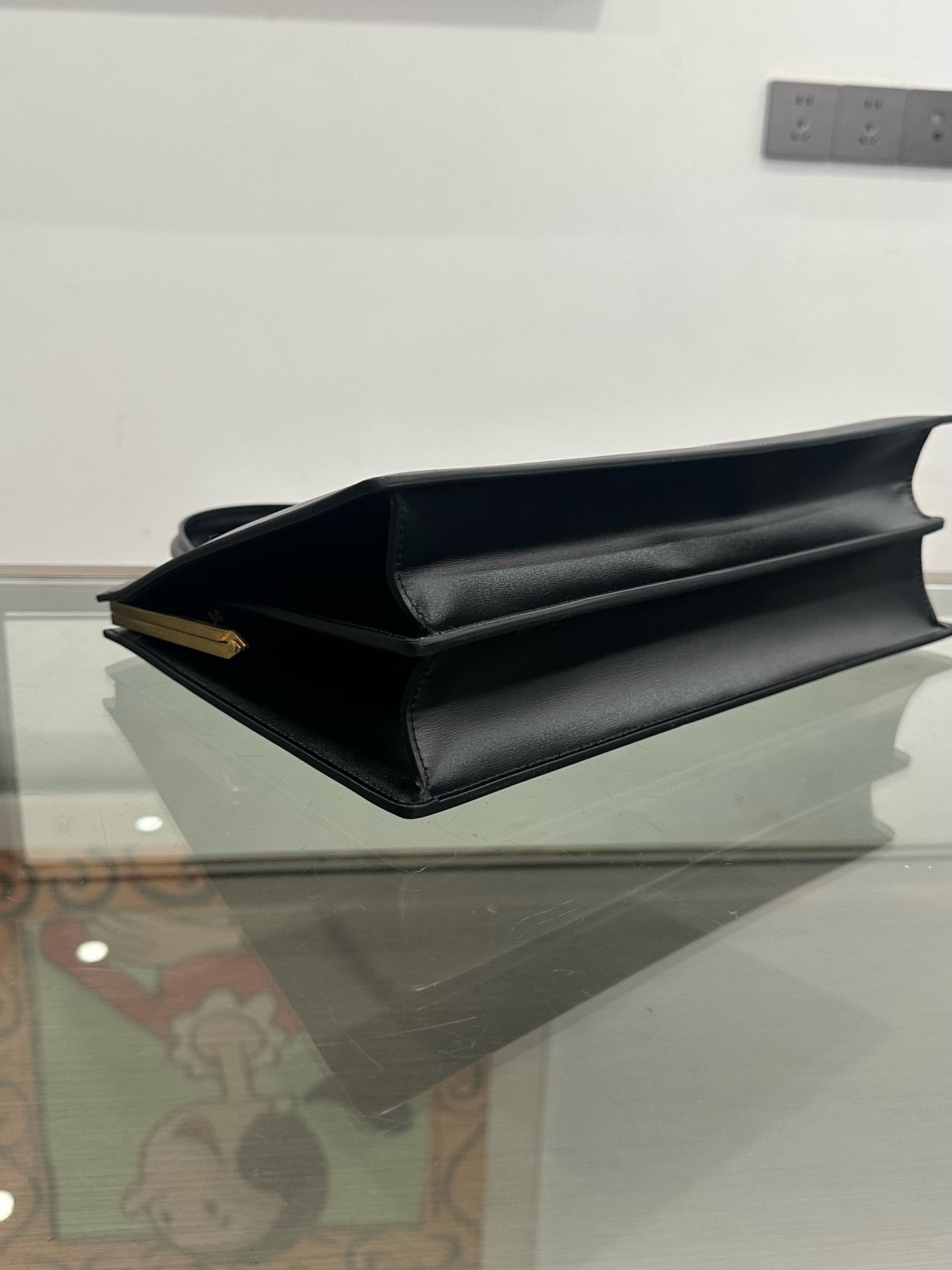 Celine - Clasp - Leather - Black - (medium)