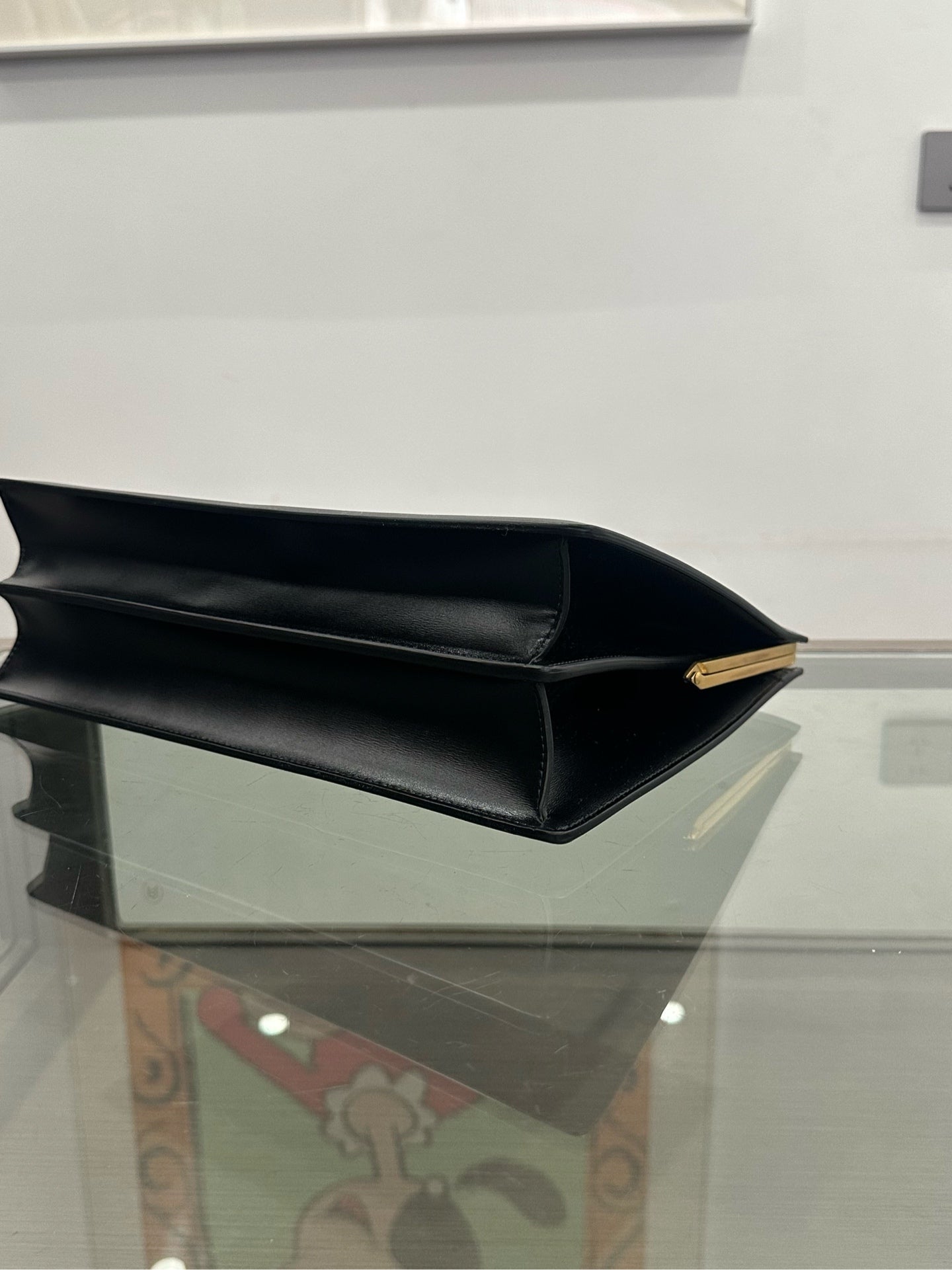 Celine - Clasp - Leather - Black - (medium)