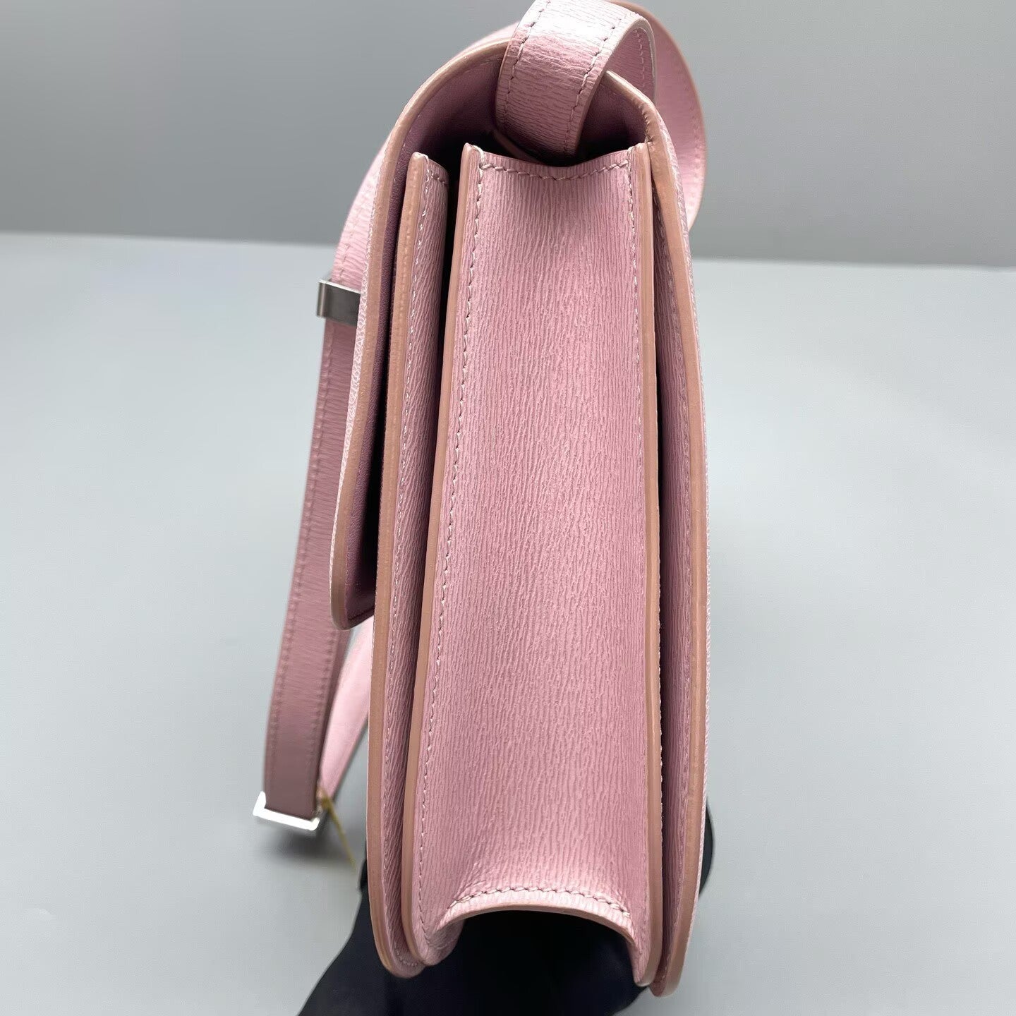 Celine - Classic Box Bag - Grained calfskin leather - Pink - (medium)