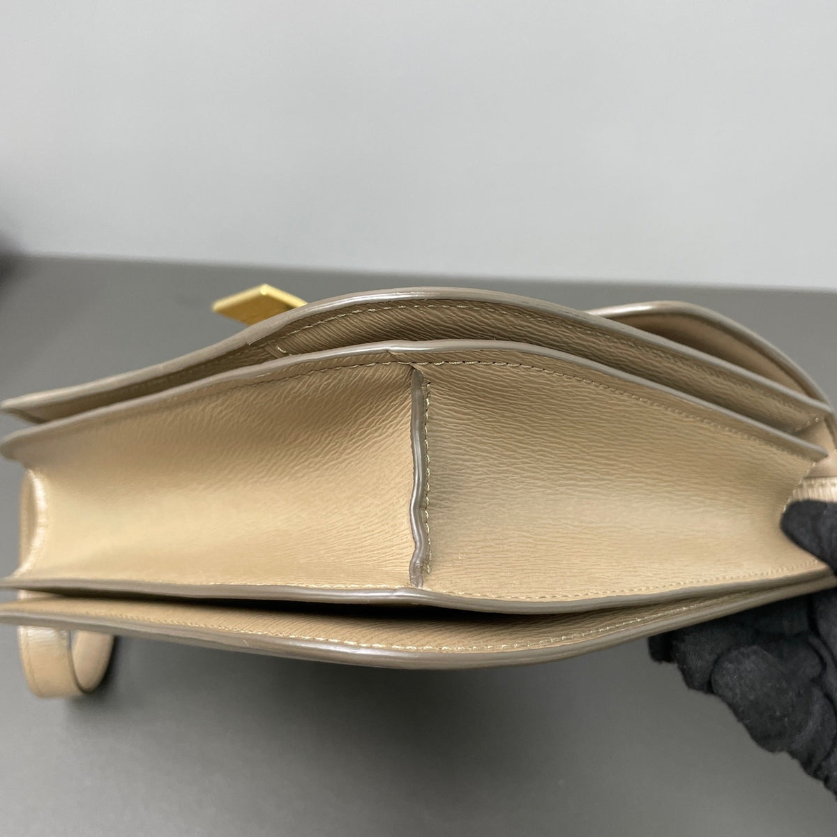 Celine - Classic Box Bag - Leather - Beige