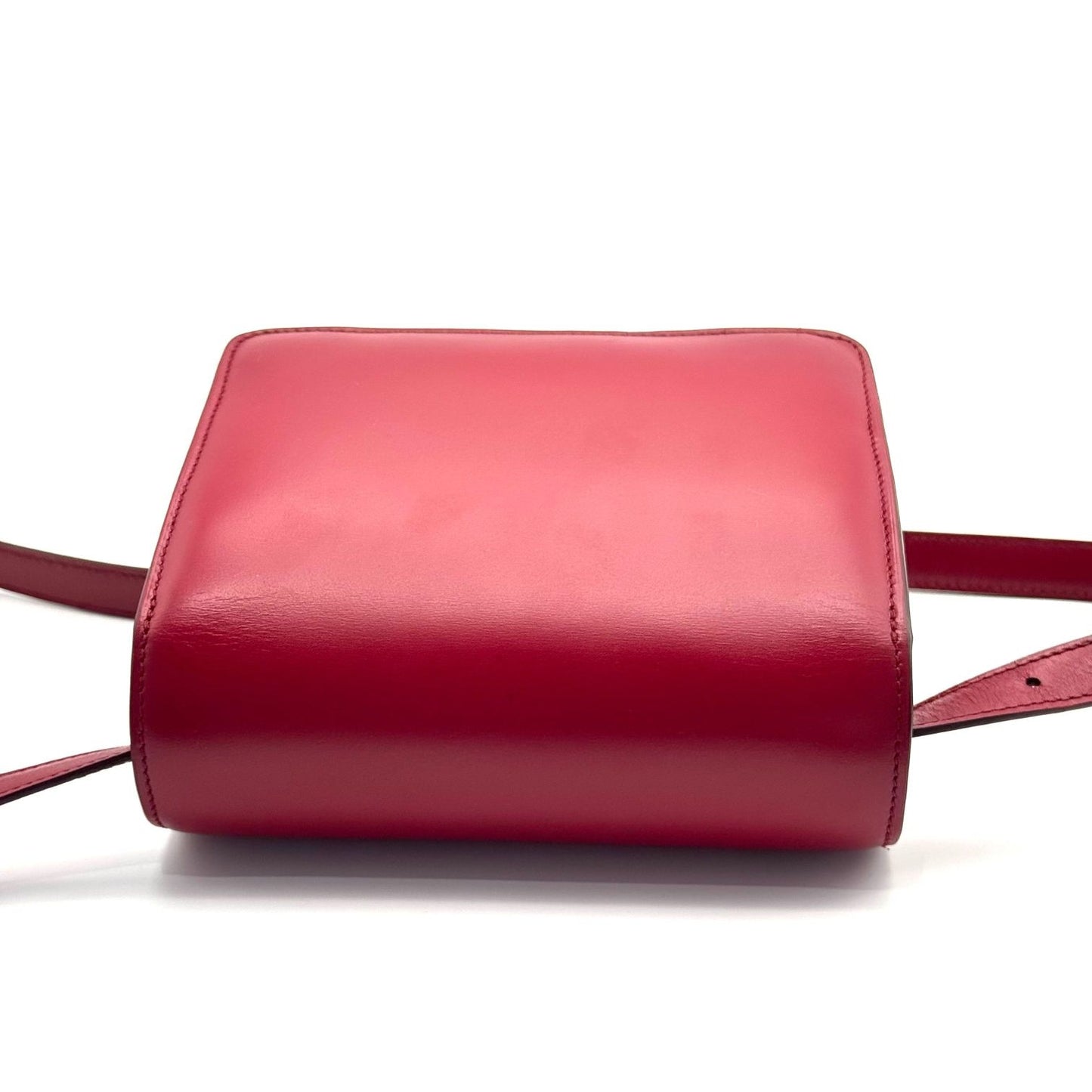 Celine - Classic Box Bag - Leather - Red - (mini)