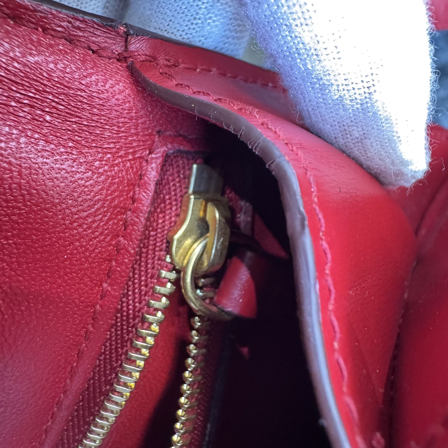 Celine - Classic Box Bag - Leather - Red - (mini)