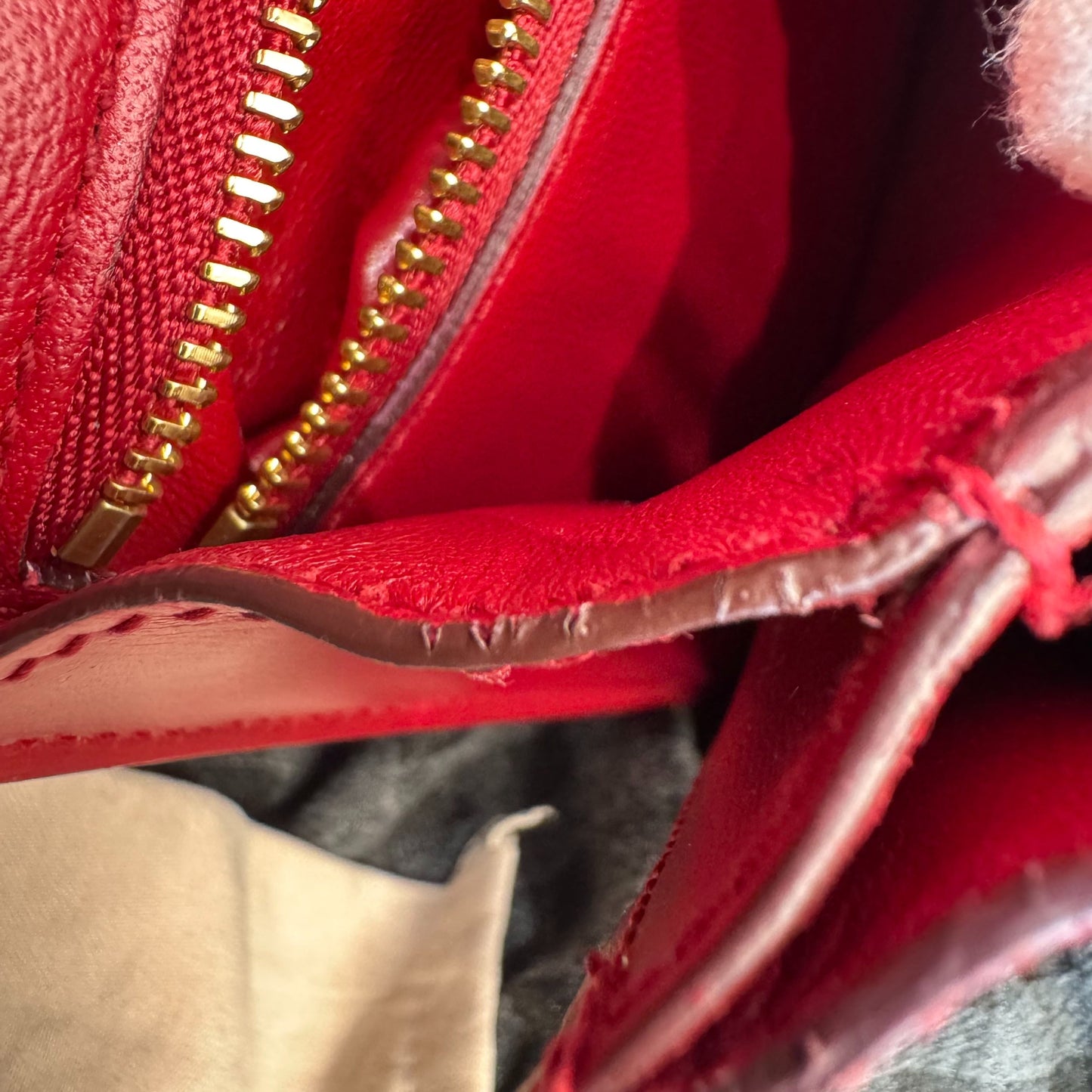 Celine - Classic Box Bag - Leather - Red - (mini)