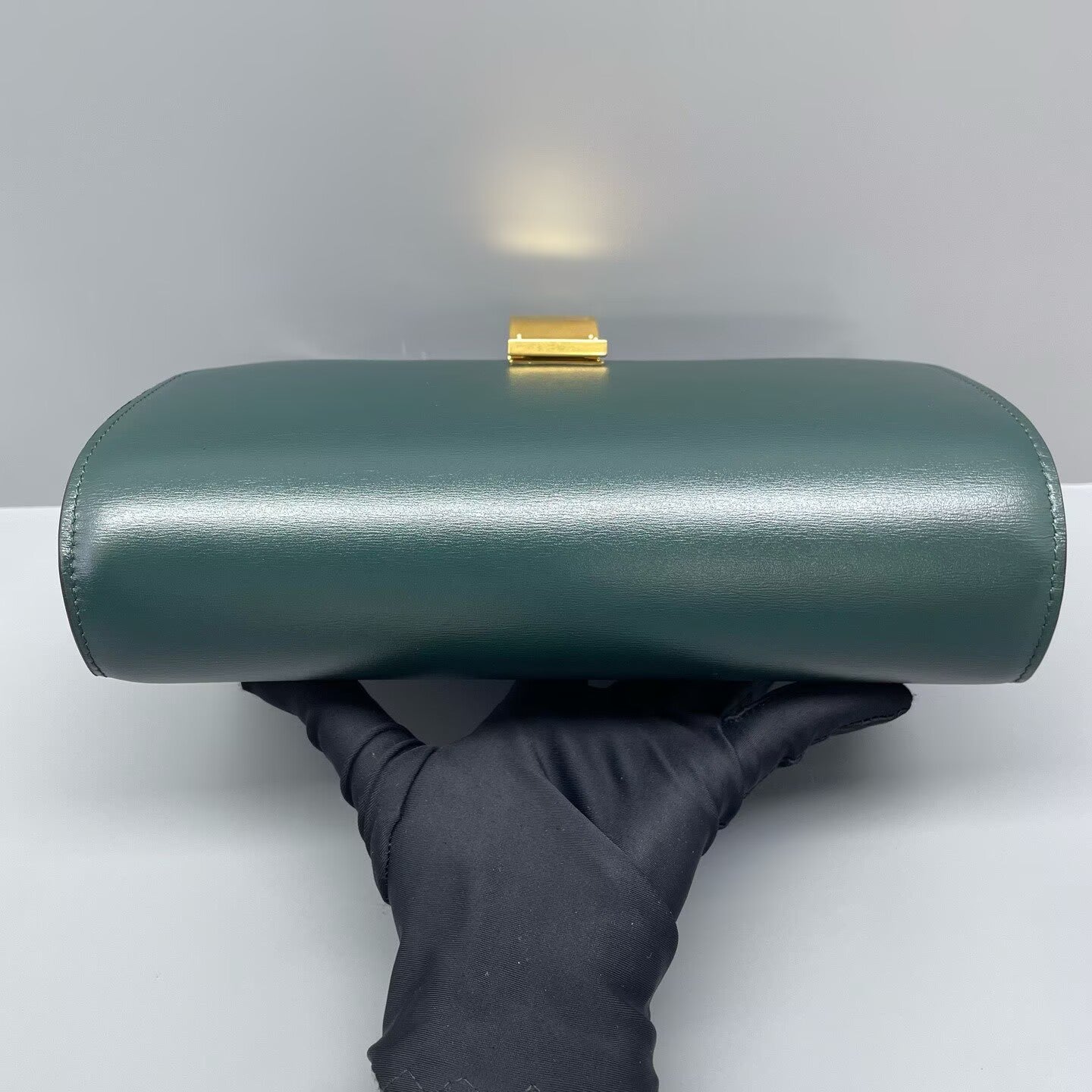 Celine - Classic Box Bag - Smooth leather - Green - (medium)