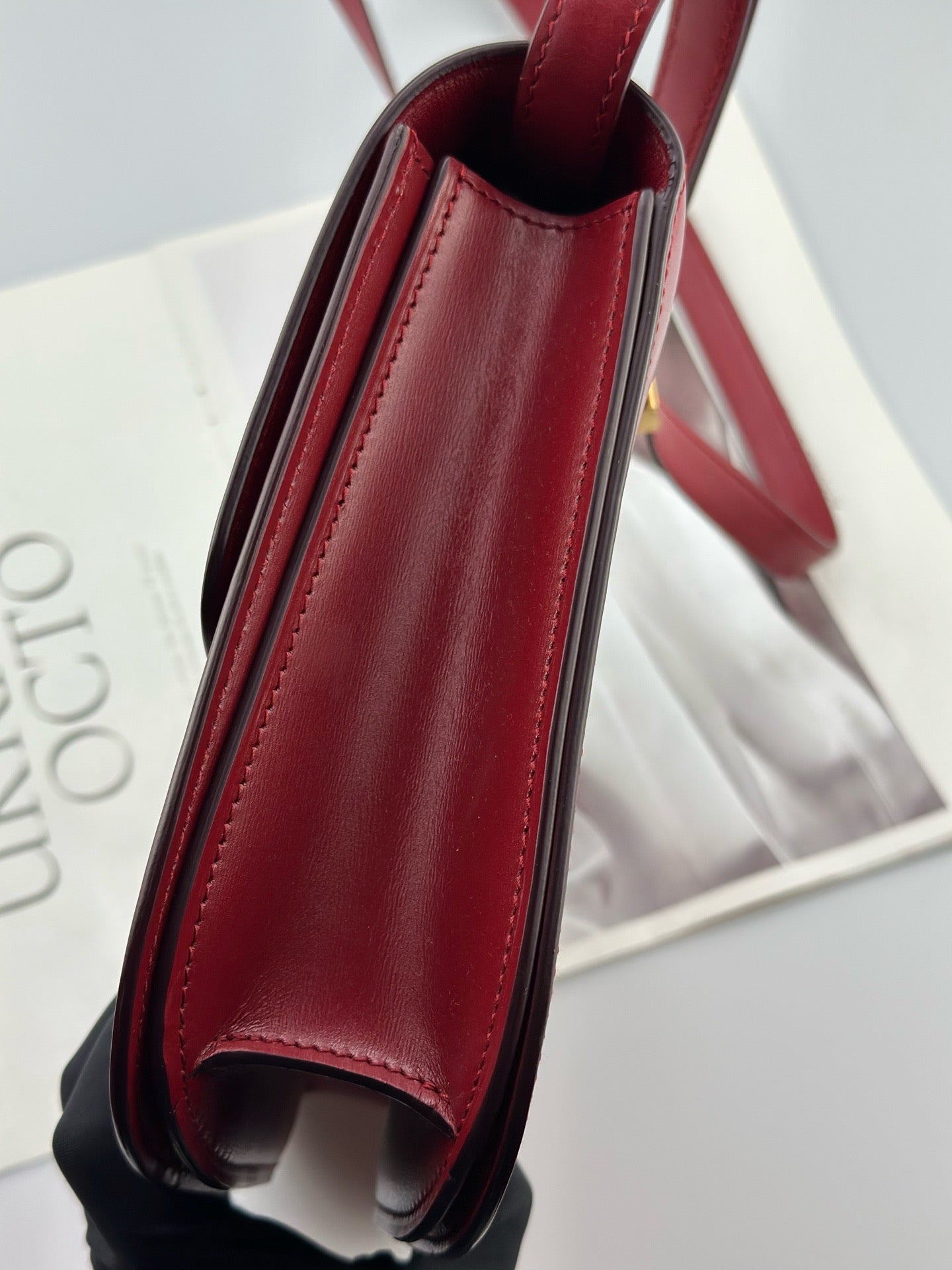 Celine - Classic Box - Box calfskin leather - Red - (medium)