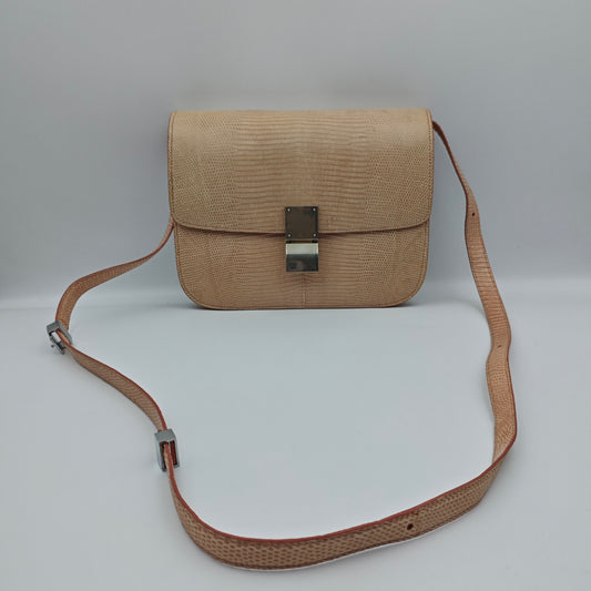 Celine - Classic Box - Exotic leathers - Lizard - Pink - (medium)