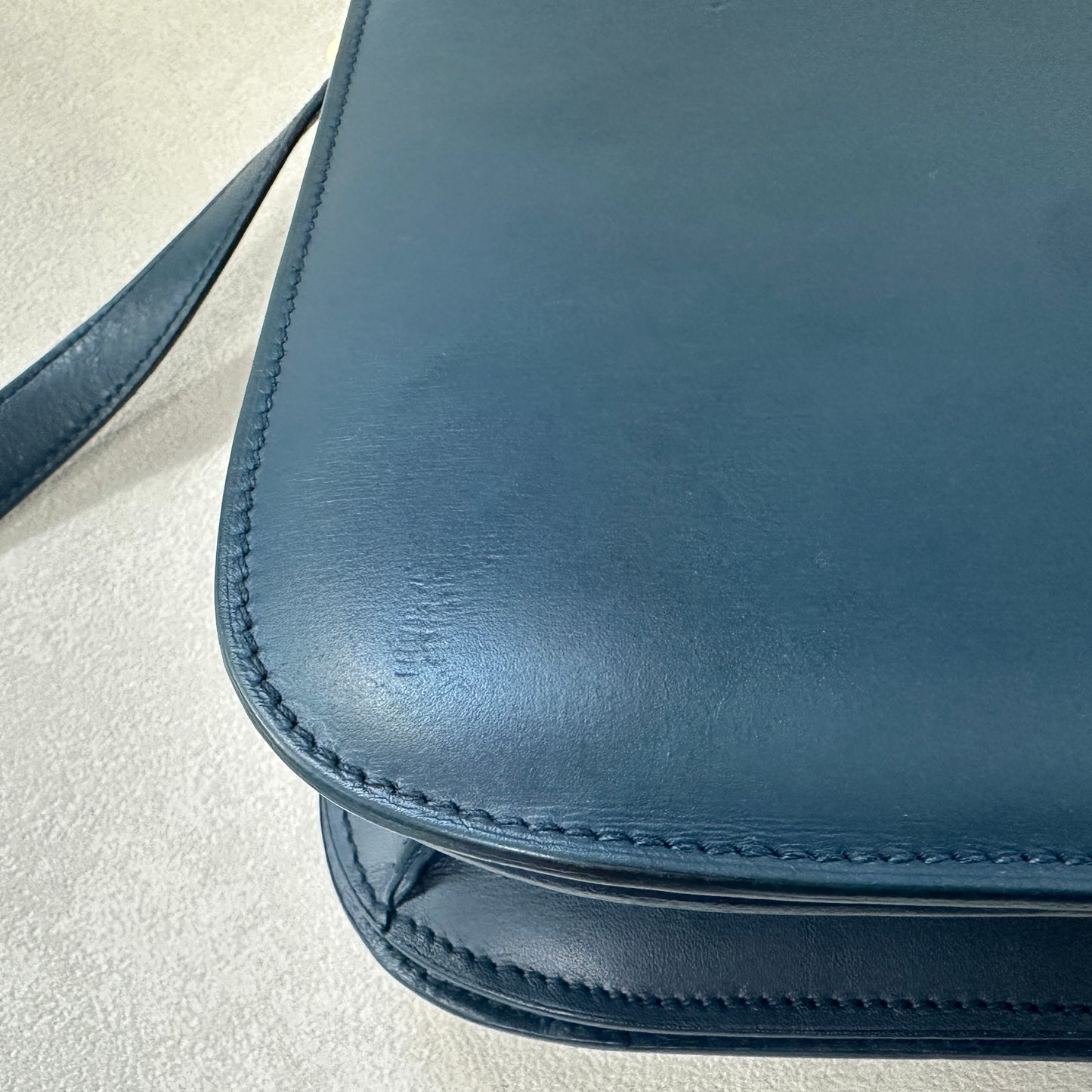 Céline - Classic Box - Leather - Blue - (medium)