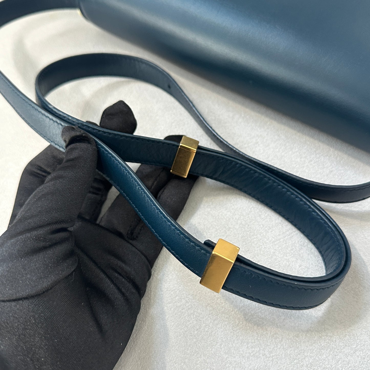 Céline - Classic Box - Leather - Blue - (medium)
